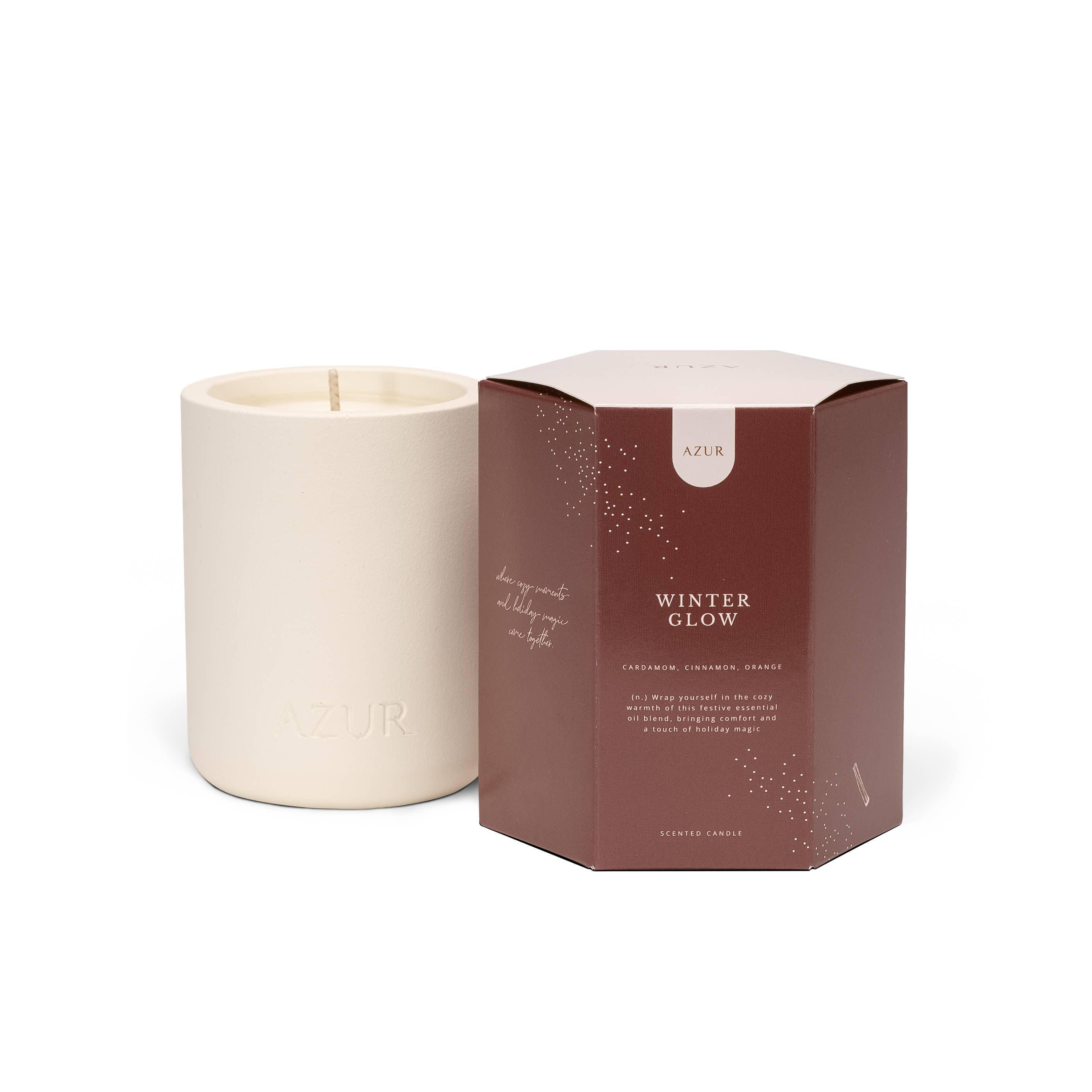 Natural soy wax candle with Essential oils, Winter Glow