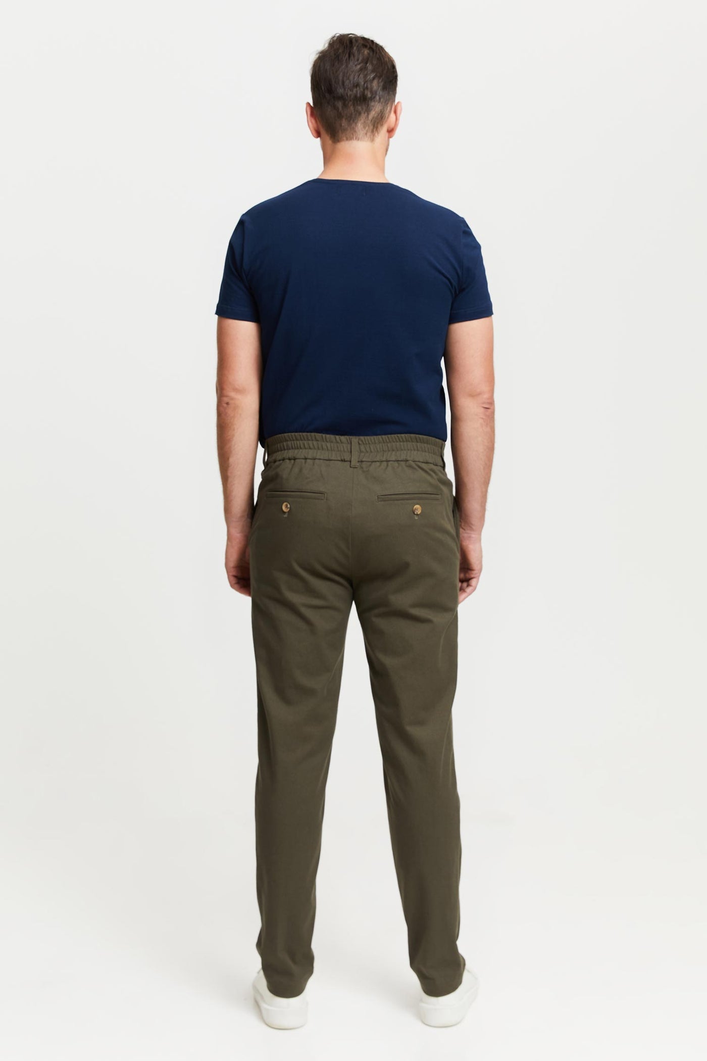 SEPPO ORGANIC COTTON CHINOS TROUSERS, Green