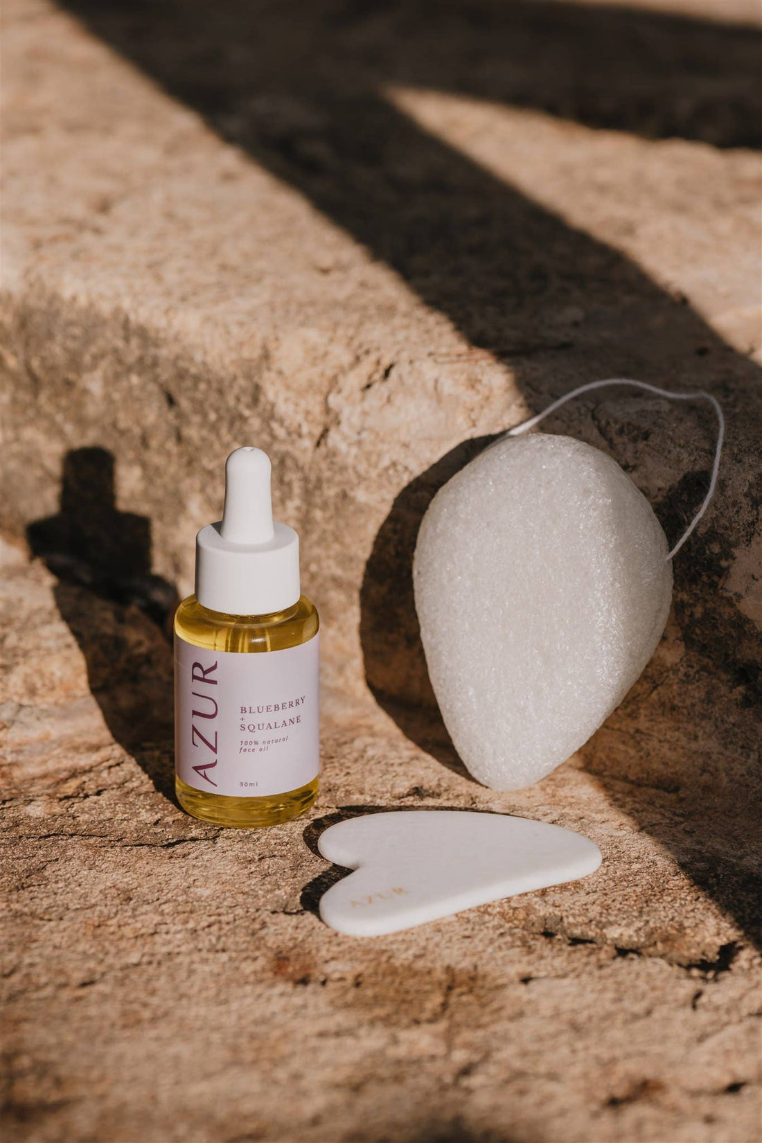 Gua Sha facial massage tool,  White Jade