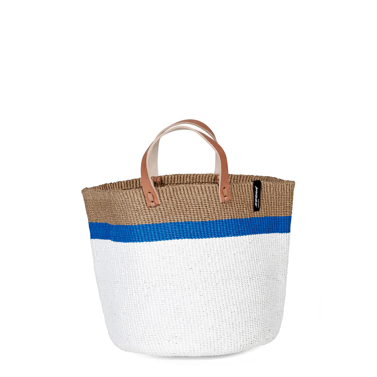 Kiondo Market Basket, Blue Stripe