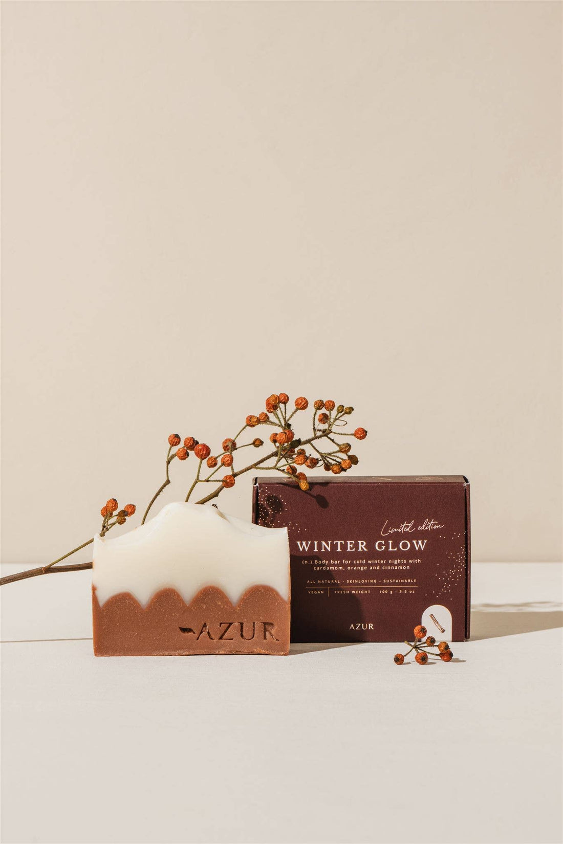 Winter Glow Christmas soap, Limited edition