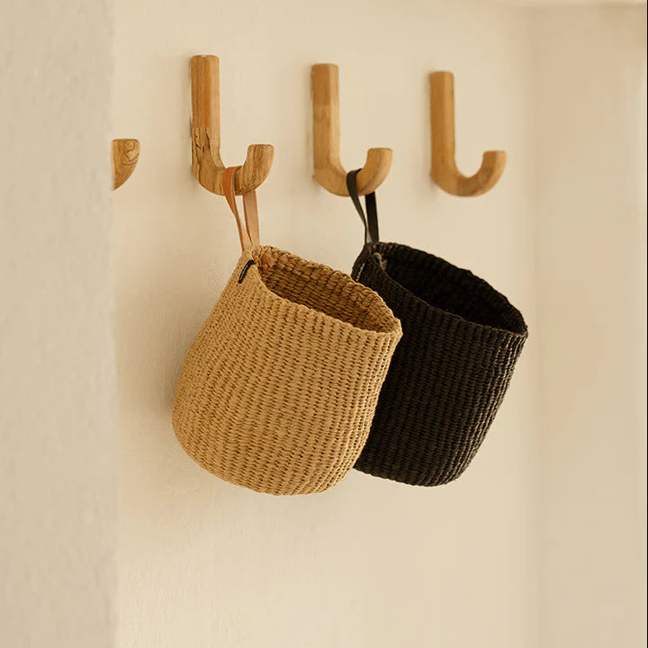 Kiondo-Korb mit Schlaufe XS, Schwarz