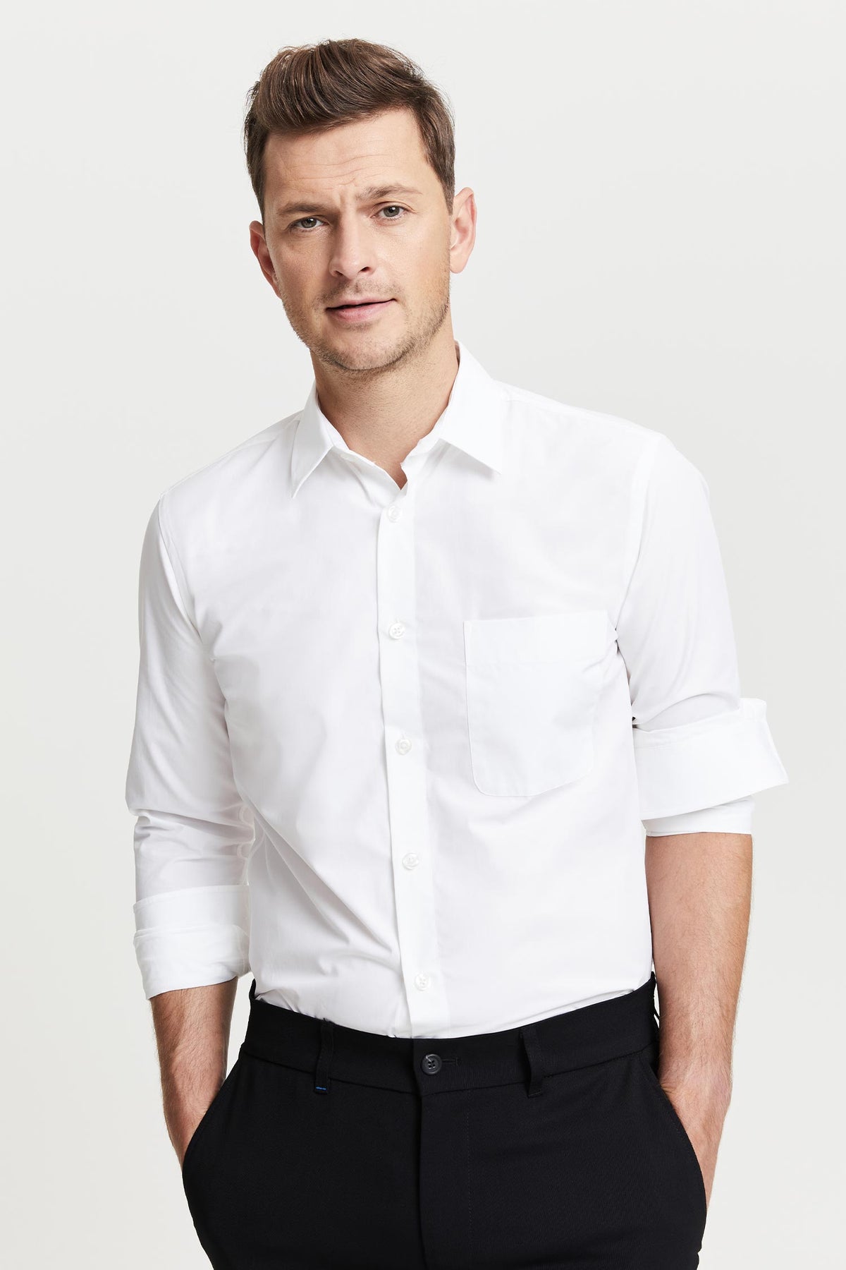 AAPO COTTON SHIRT, White