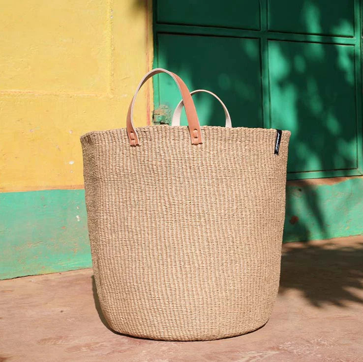 Kiondo Market Basket, Brown L