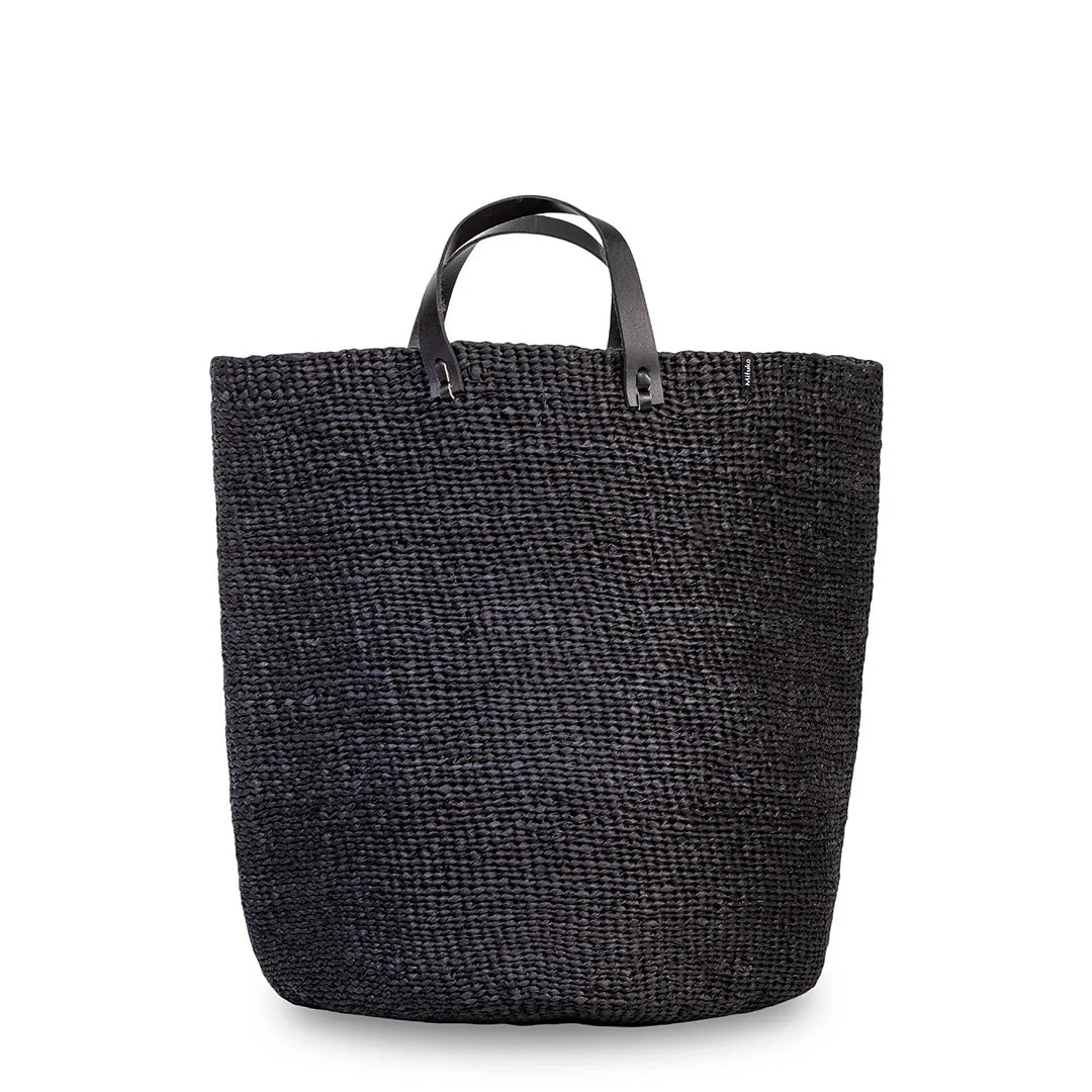 Kiondo Market Basket, Black L