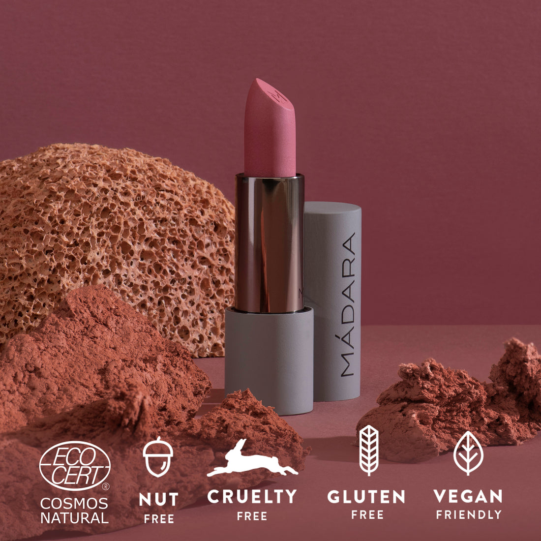 VELVET WEAR Matte Cream Lipstick, Cool Nude