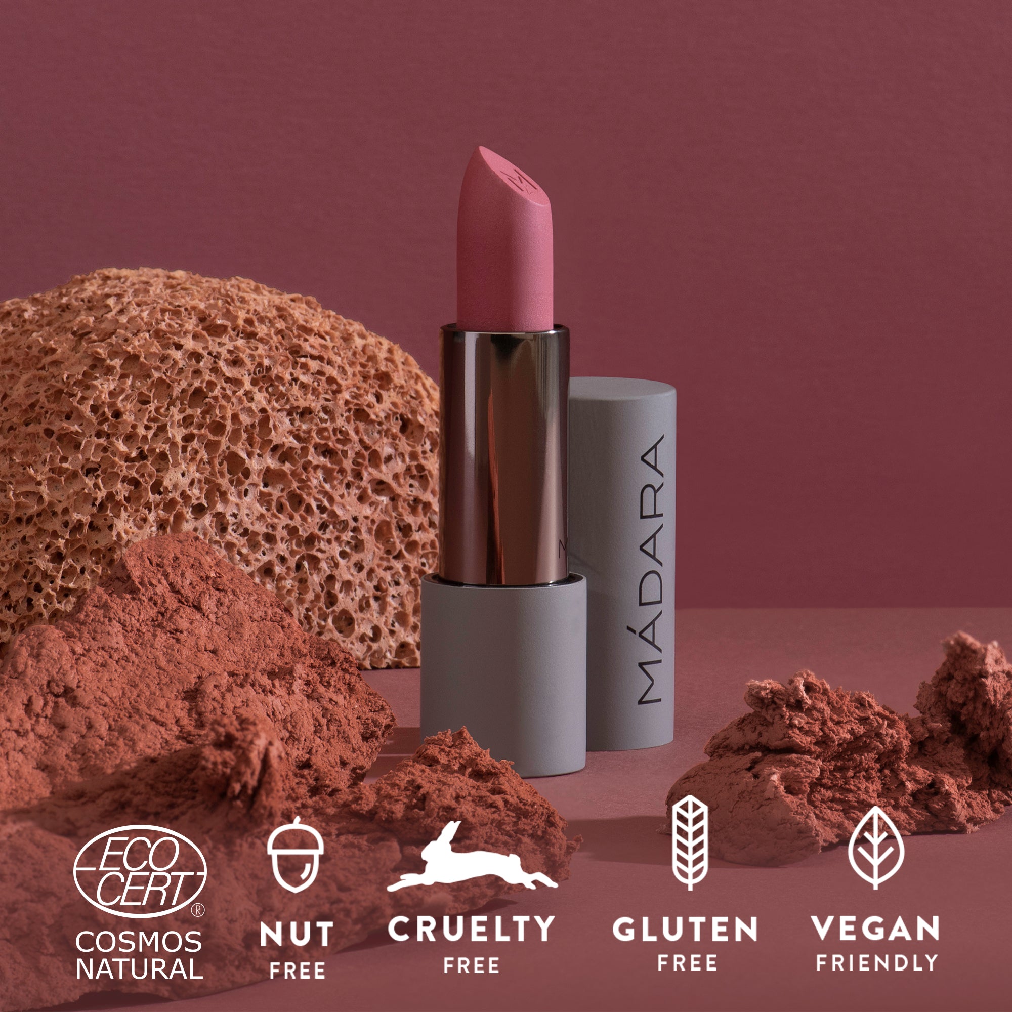 VELVET WEAR Matte Cream Lipstick, Cool Nude