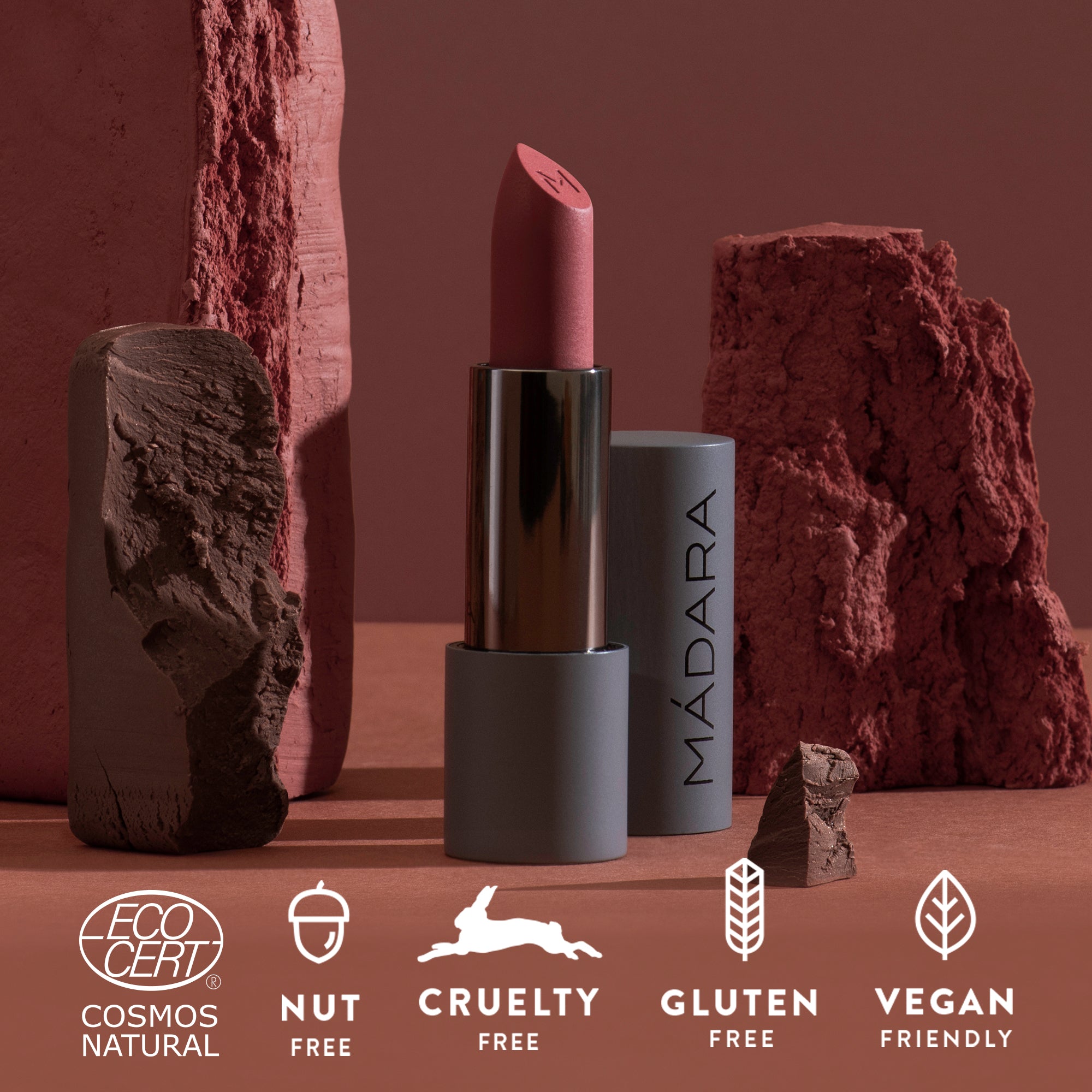 VELVET WEAR Matte Cream Lipstick, Warm Nude