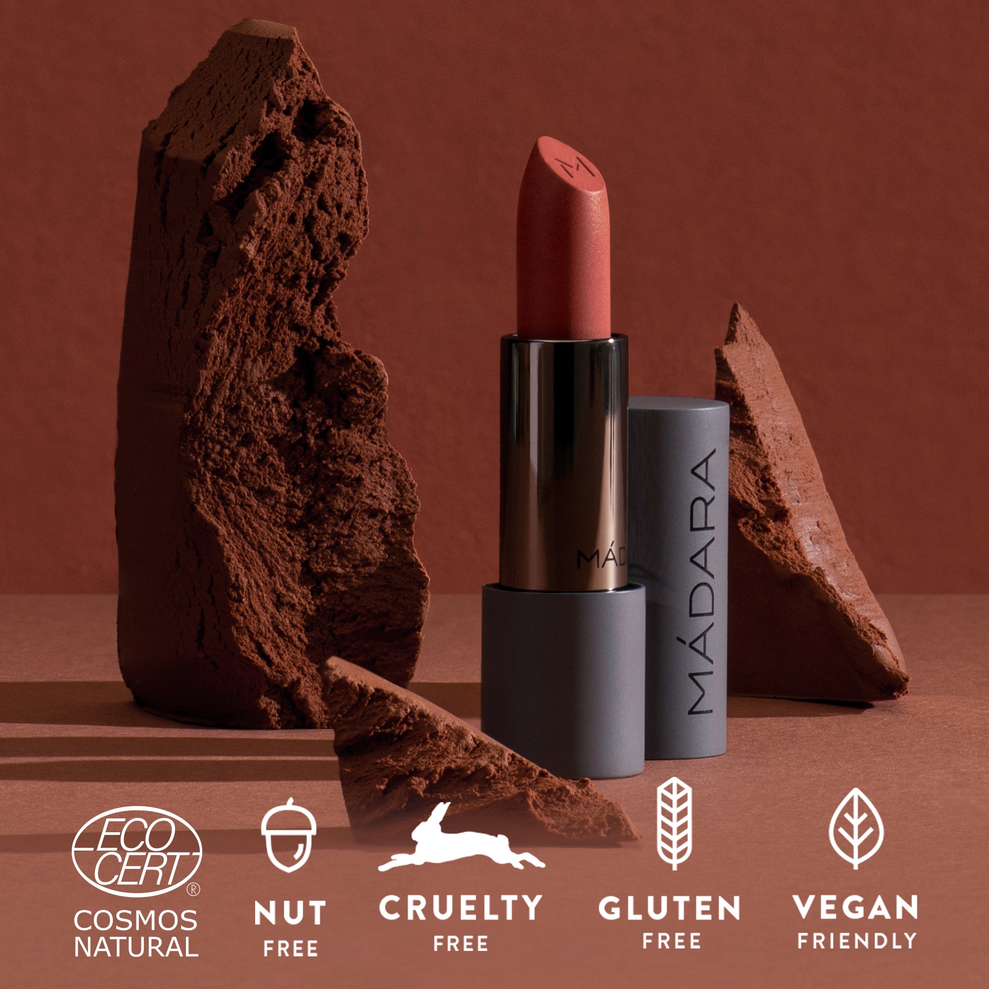 VELVET WEAR Matte Cream Lipstick, Magma