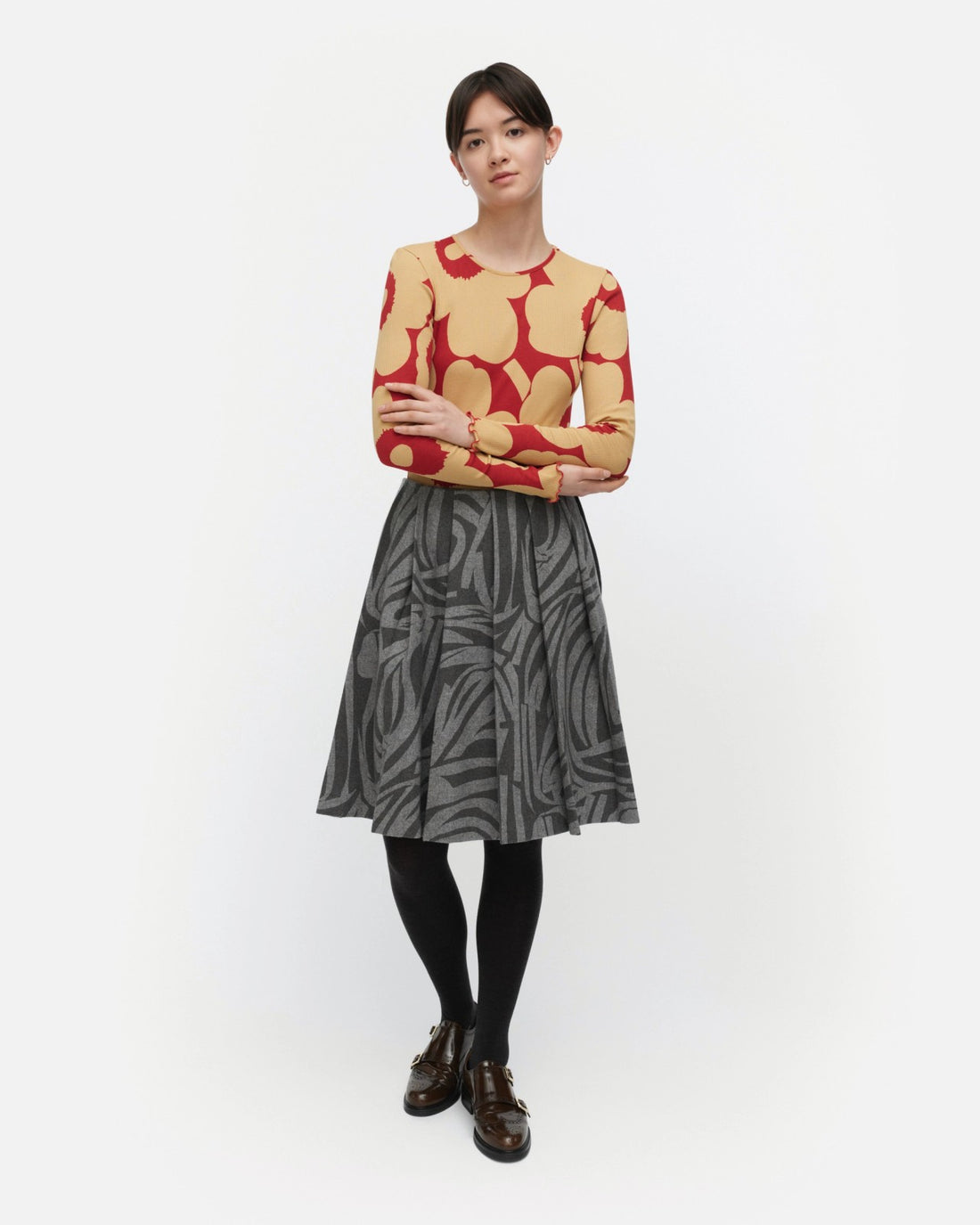 Floraali Unikko Jersey shirt