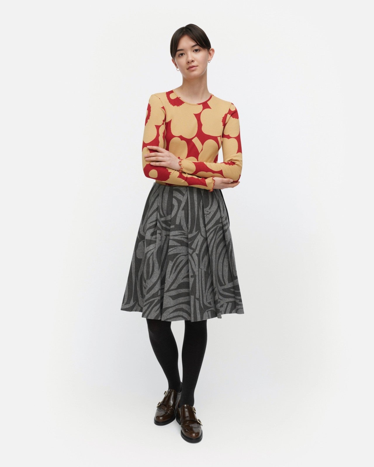 Floraali Unikko Jersey shirt