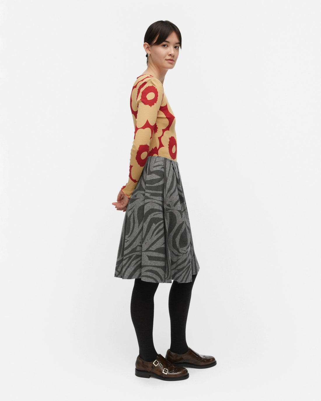 Floraali Unikko Jersey shirt