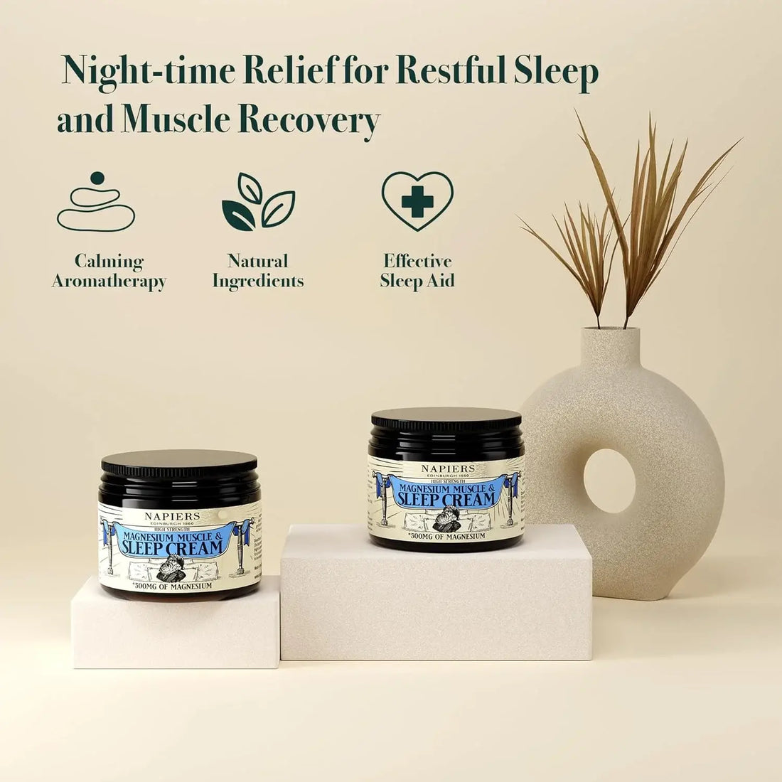 Magnesium-Creme für Muskeln & Schlaf