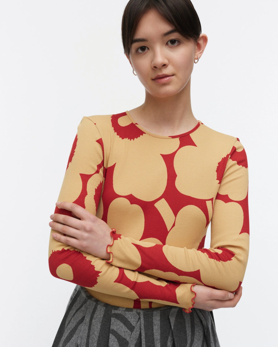 Floraali Unikko Jersey-Shirt