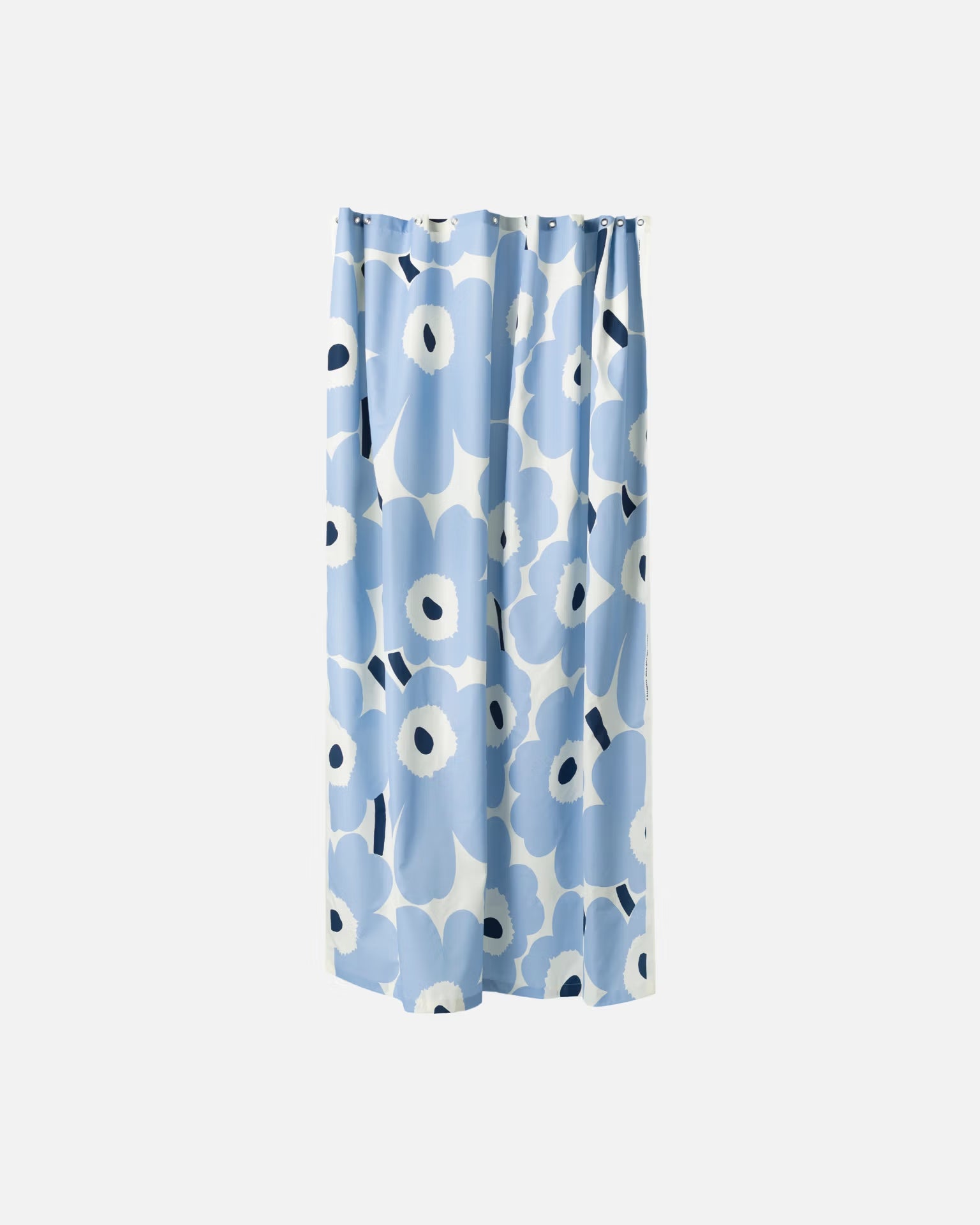 Unikko Shower Curtain, Blue, 180x200cm