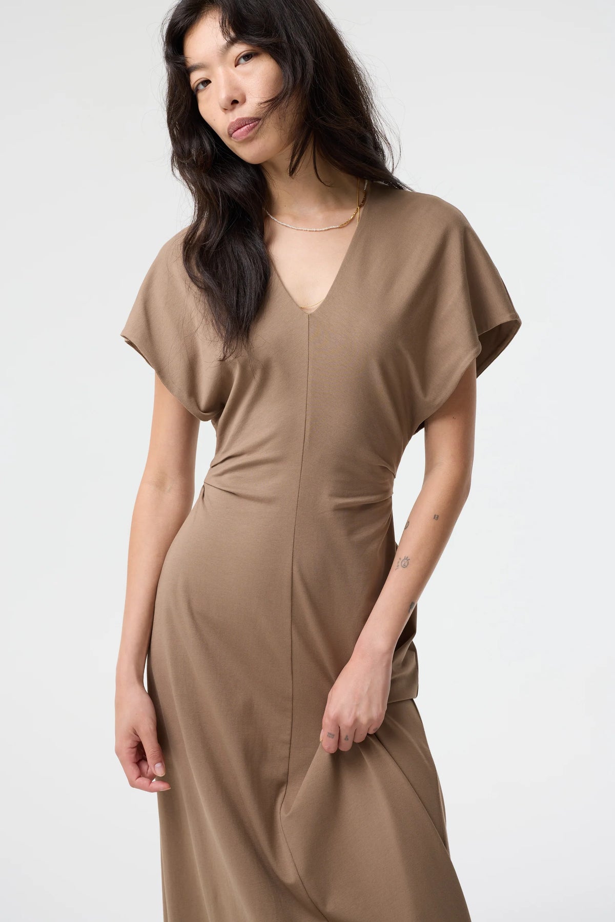 Cassia Dress, Mocha