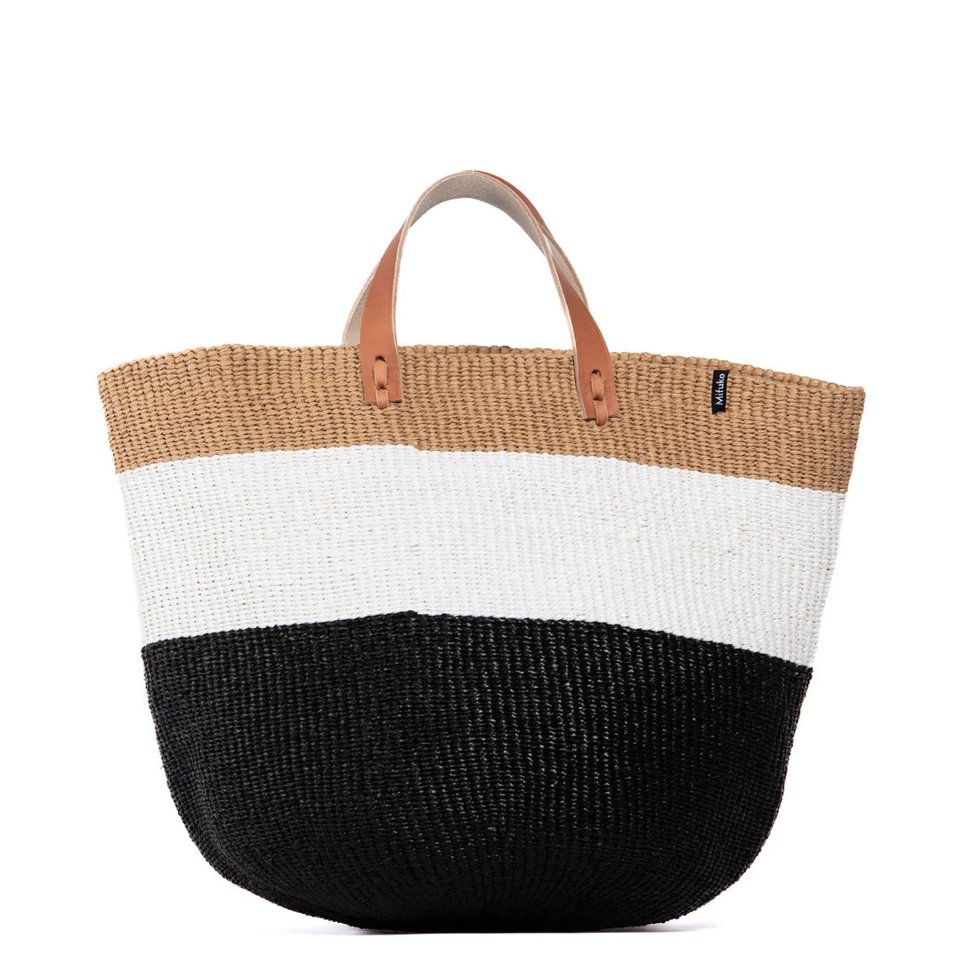 Kiondo Market Basket, Duo Black