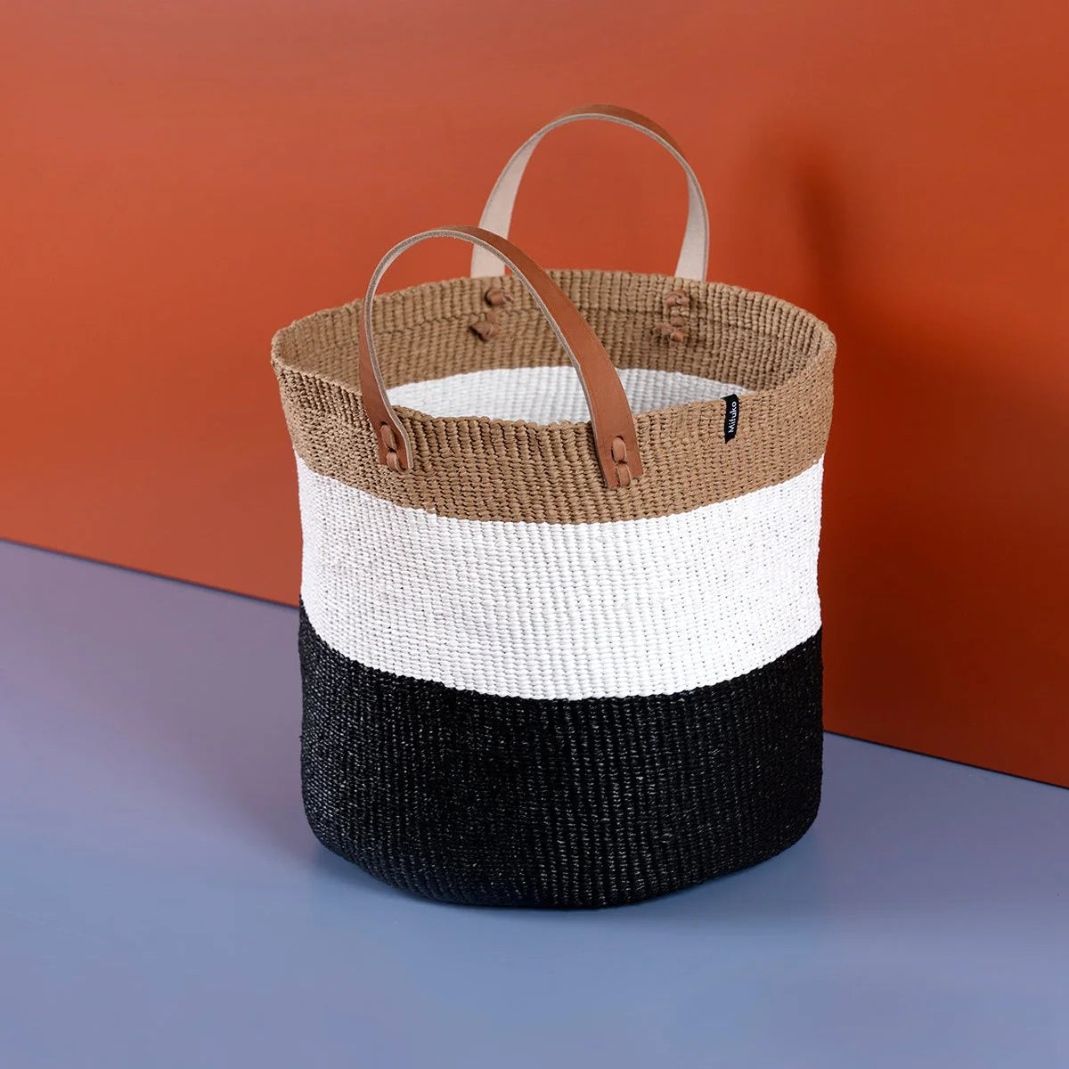 Kiondo Market Basket, Duo Black