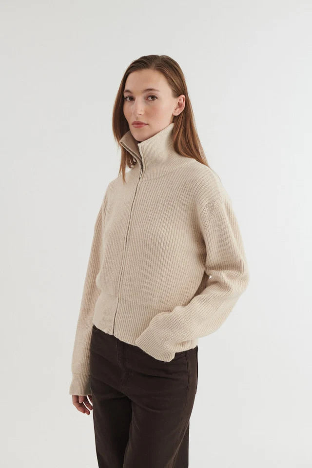 Cady Strickjacke mit Reißverschluss