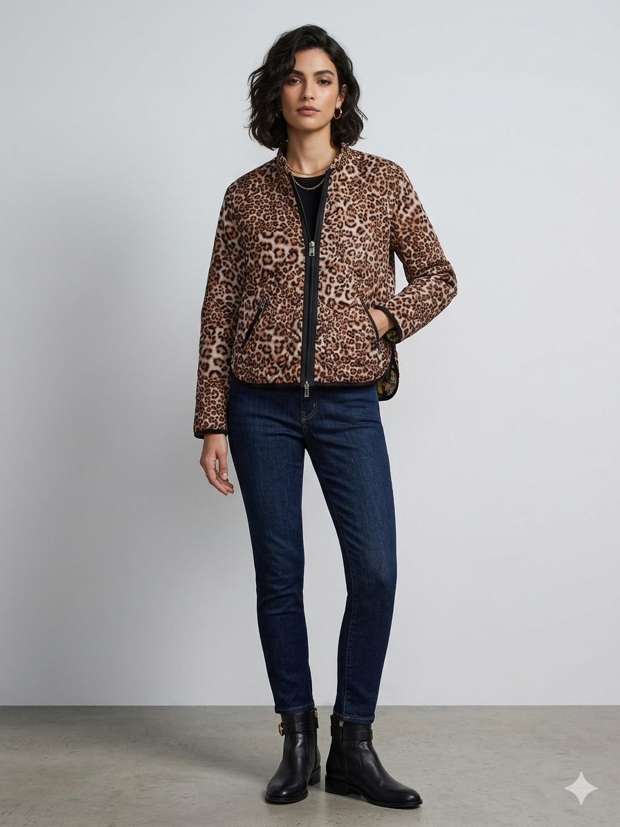 Reversible Light Quilted Jacket