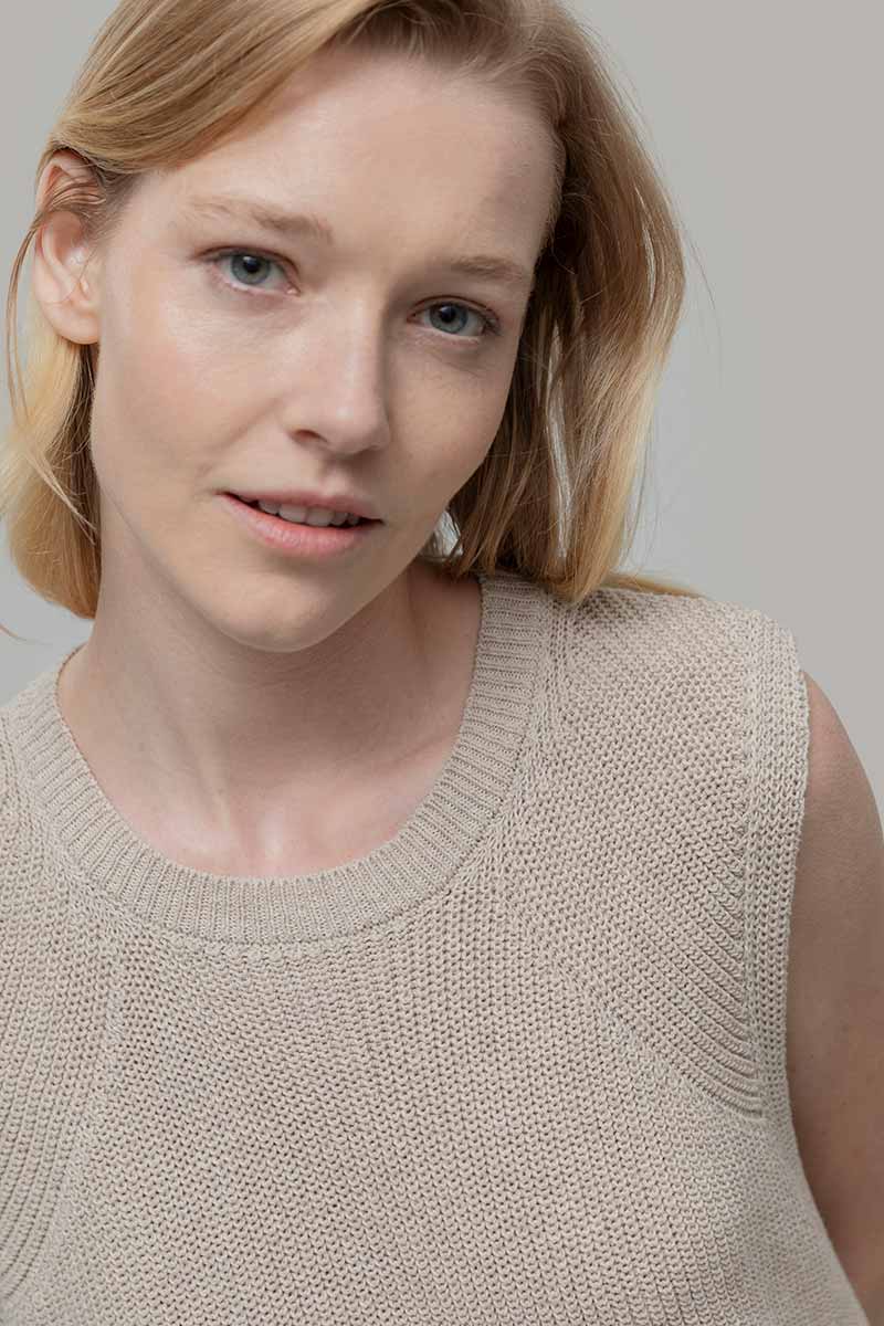 Adelaide Recycled Cotton Knit Top