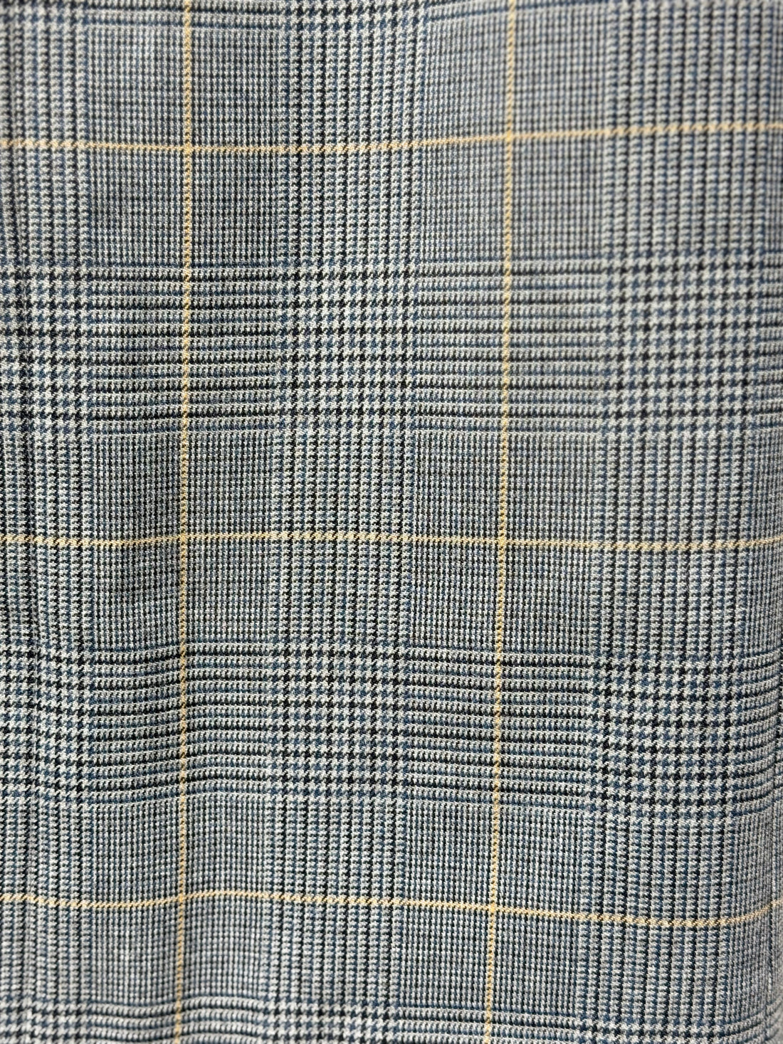 Checked Midi Pencil Skirt