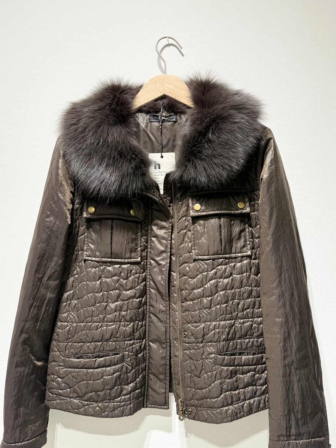 Fur Collar Light Winter Jacket