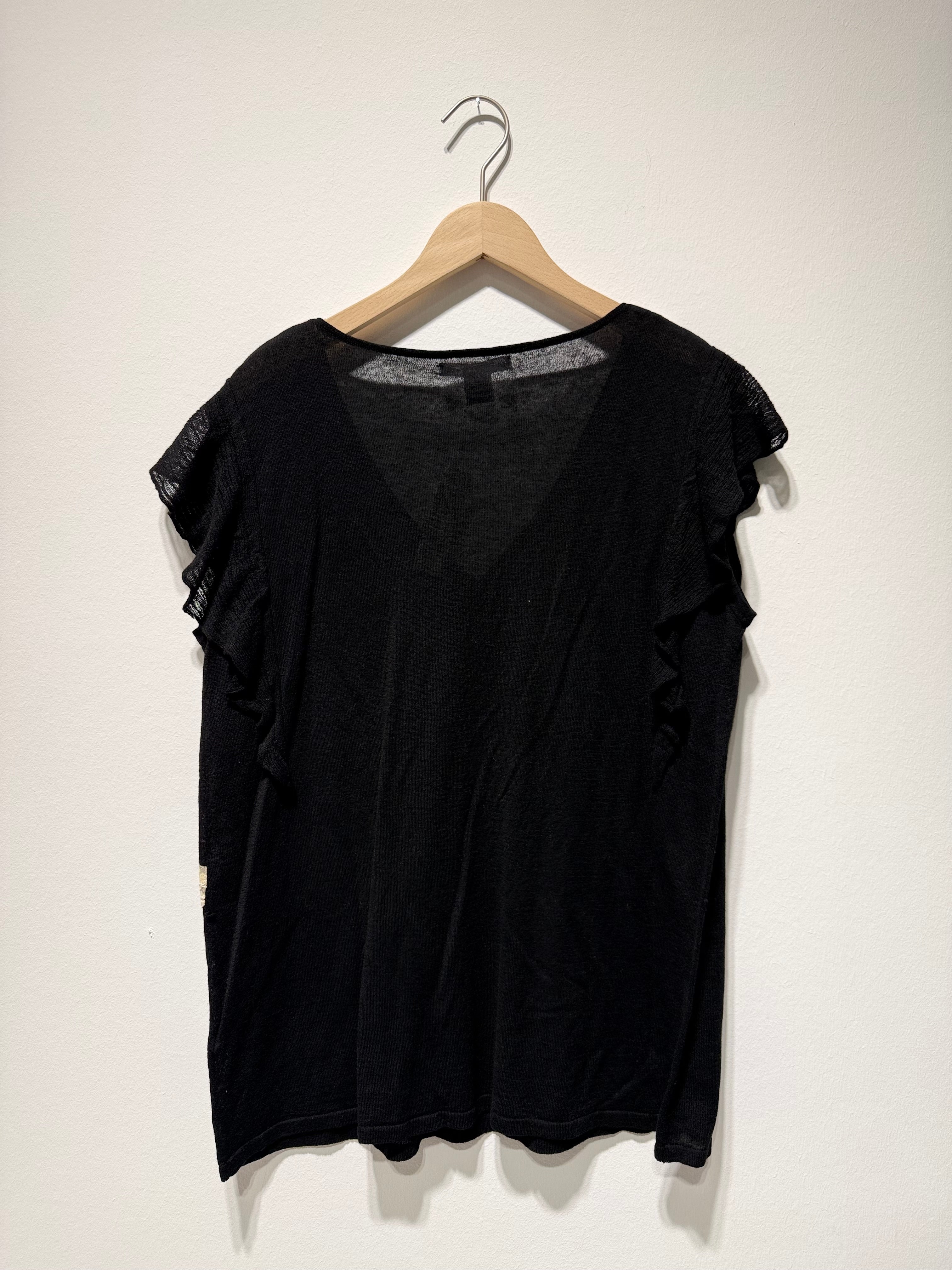 Black Knit with White Lace, Secondlife