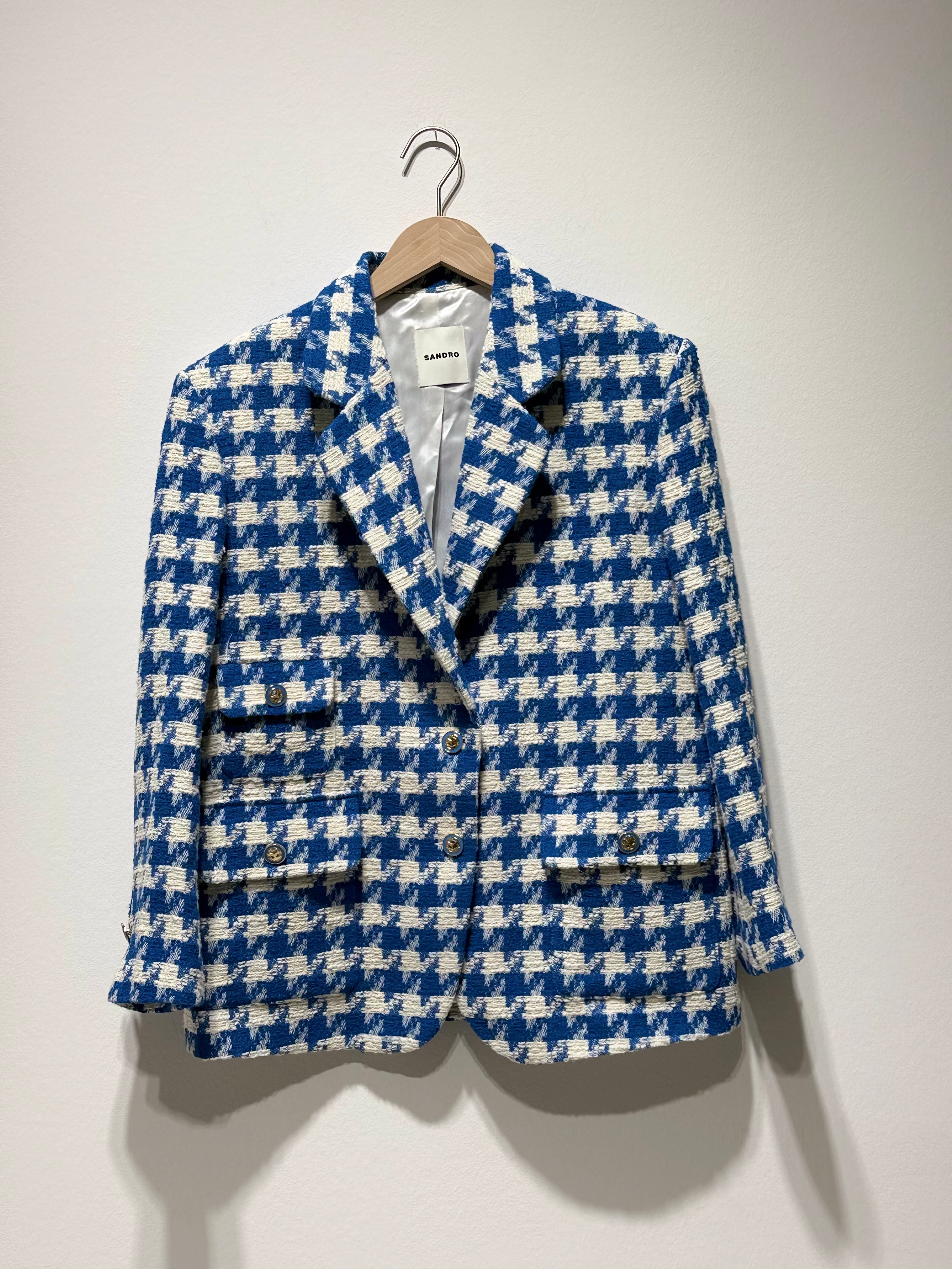 Blue/White Carro Blazer