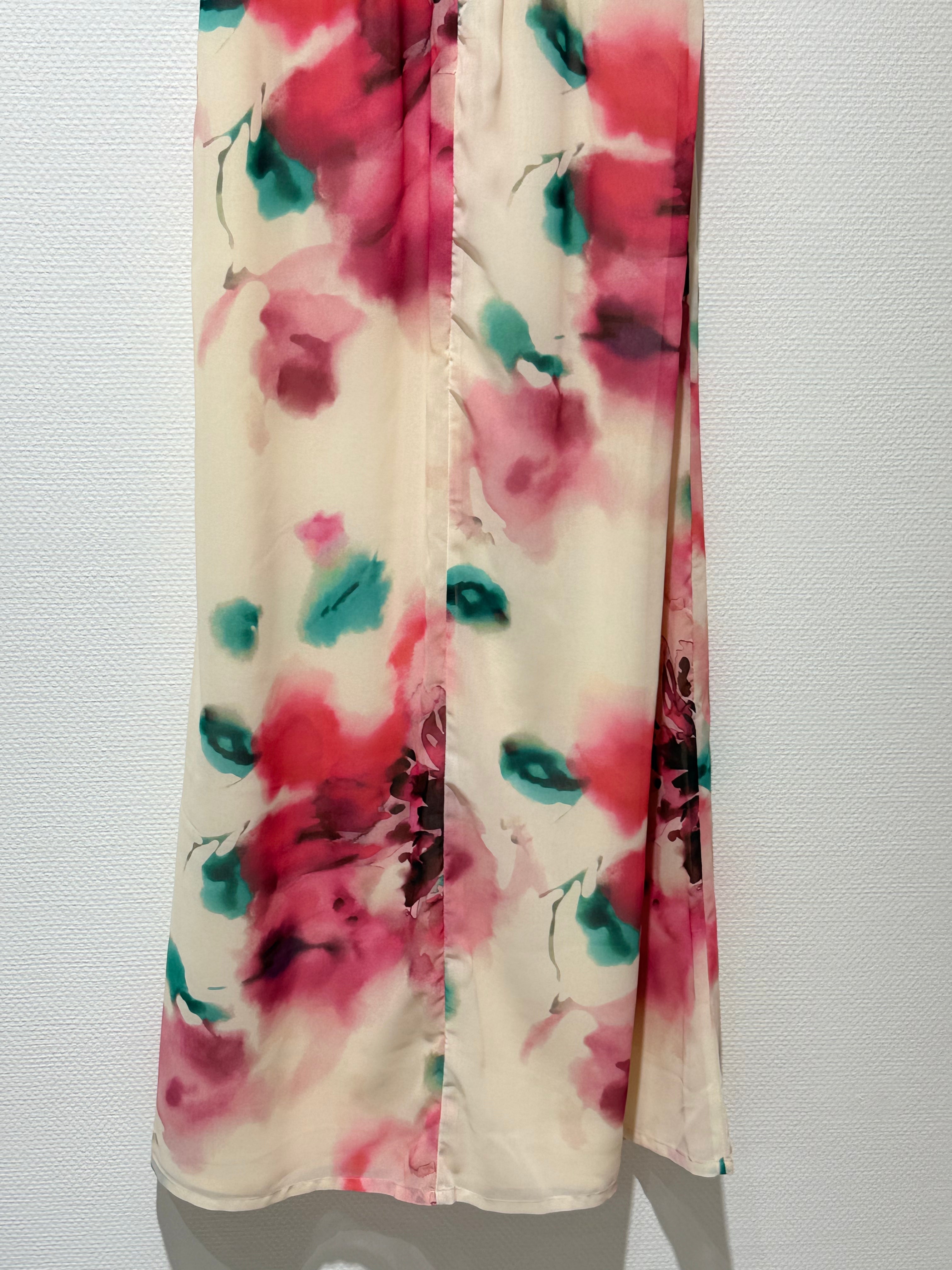 Watercolor Floral Maxi Dress
