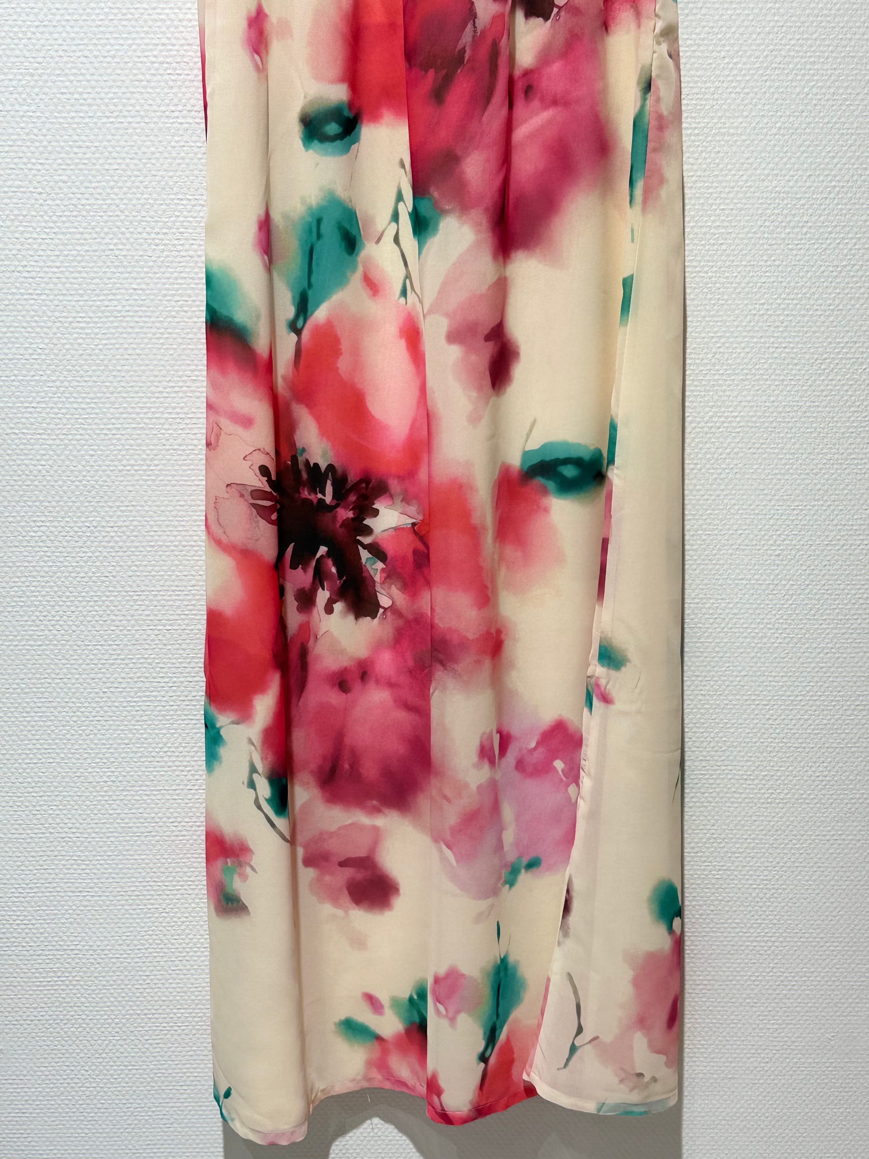 Watercolor Floral Maxi Dress