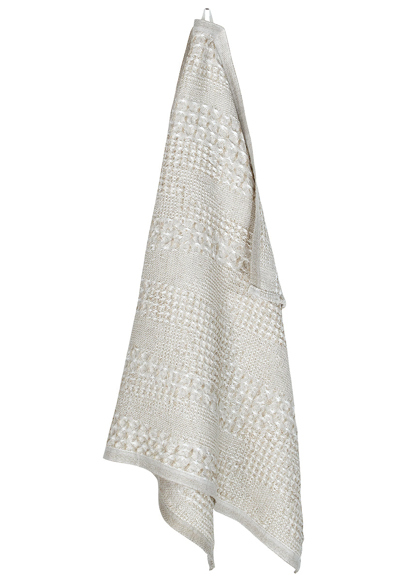 Kuohu Linen Towel, 52x70cm - White