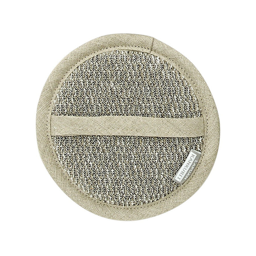Meri Sponge, Weiß/Leinen/Schwarz