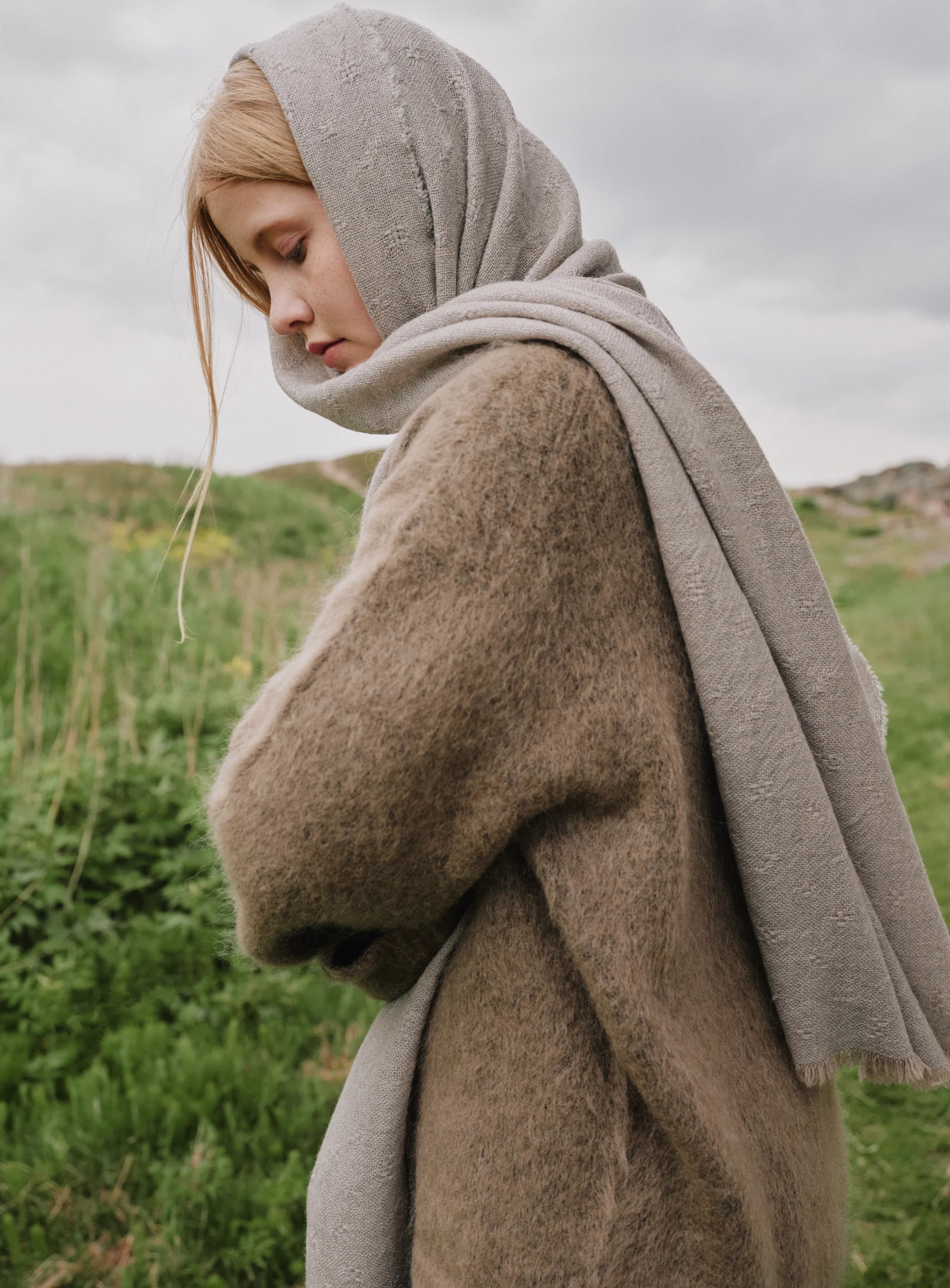 Tuula Scarf, Light Grey