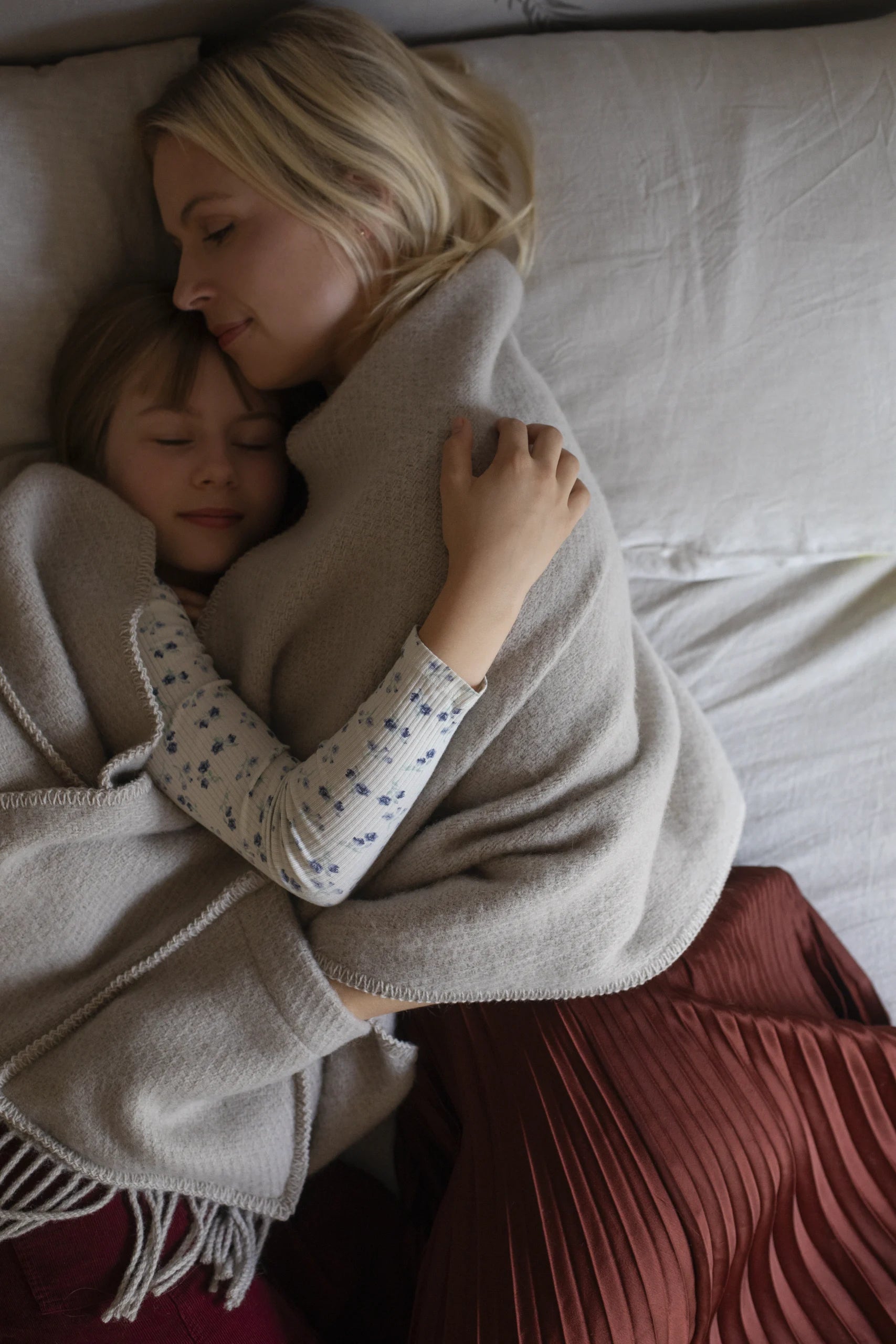 Uni Pocket Scarf, Light Beige