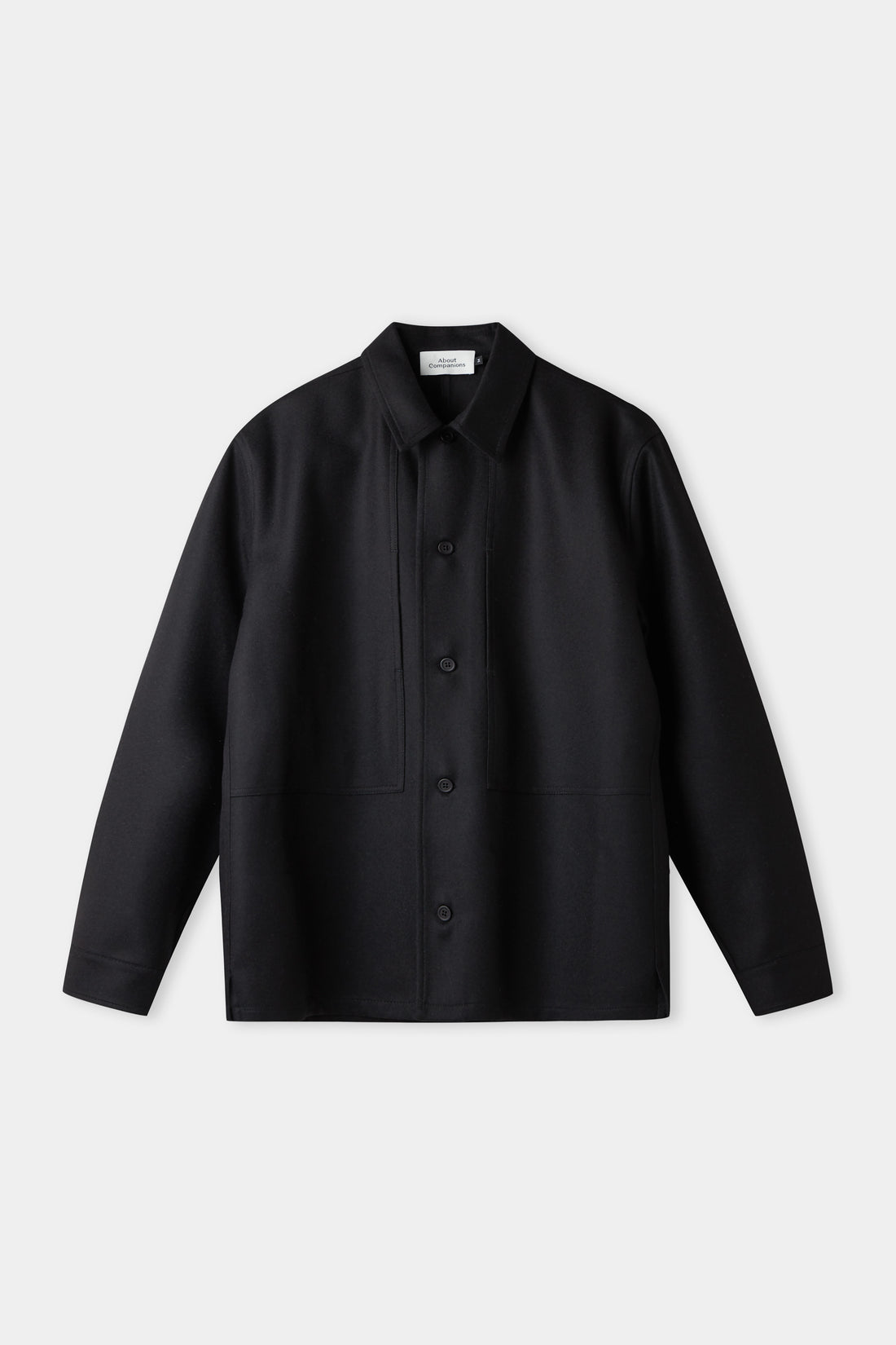 Owe Overshirt, Wool Black