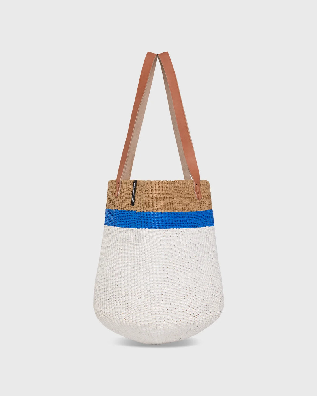 Kiondo Shopping Basket, Blue Stripe