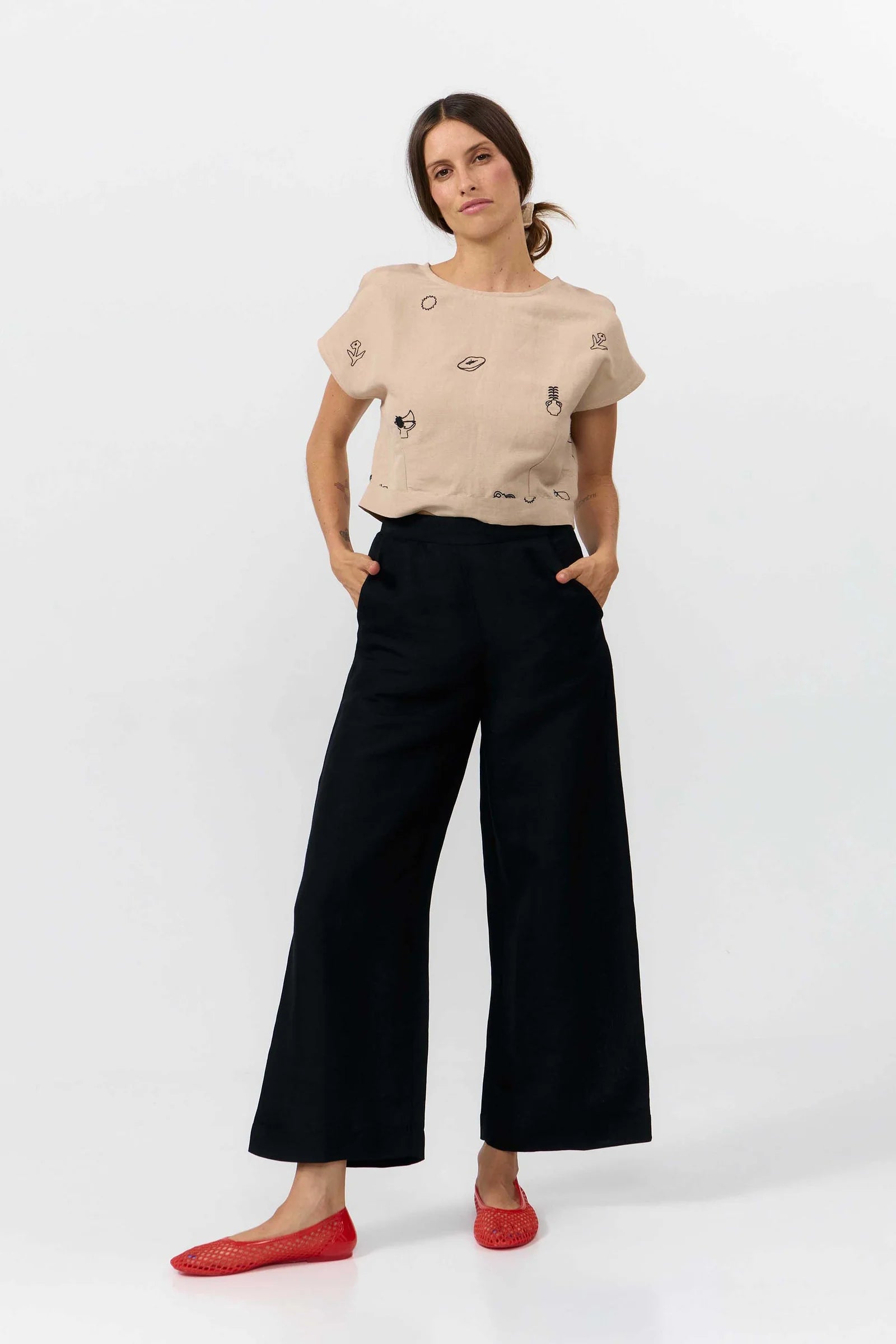 Hebron Top, Embroid