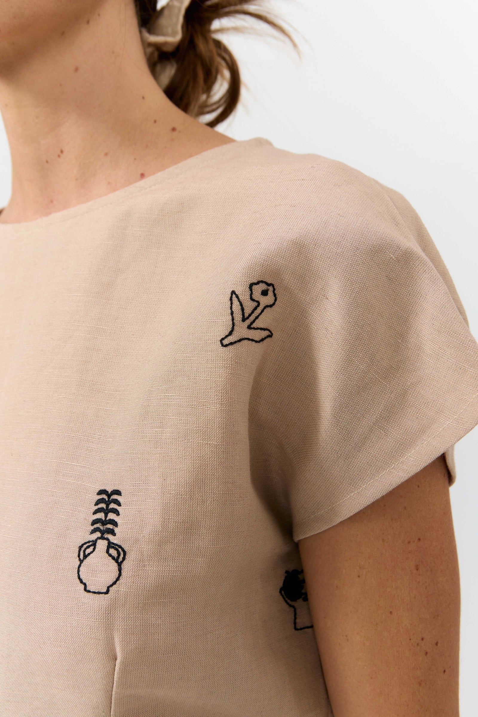 Hebron Top, Embroid