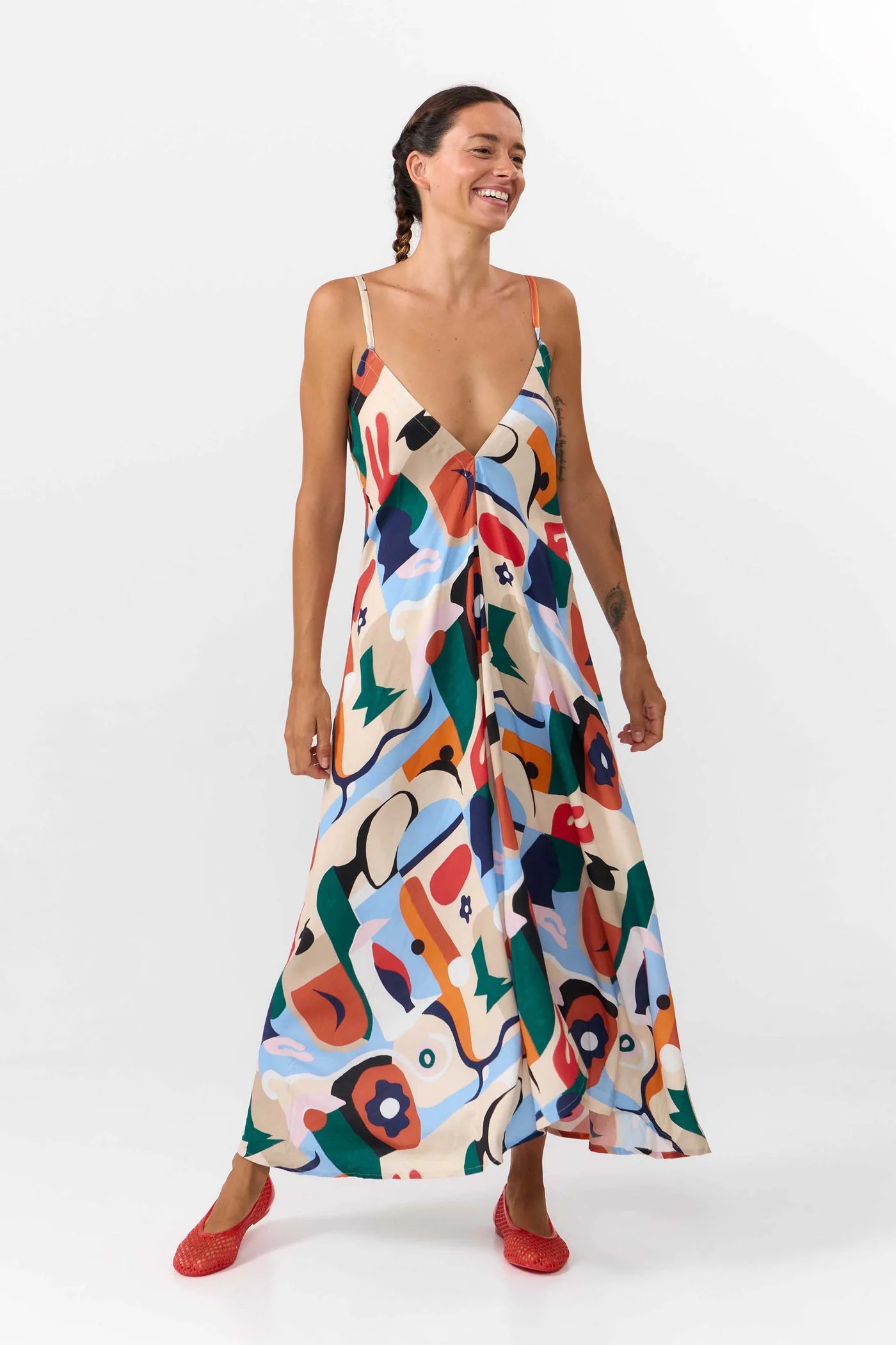 MP Midi Dress, Cruise Print