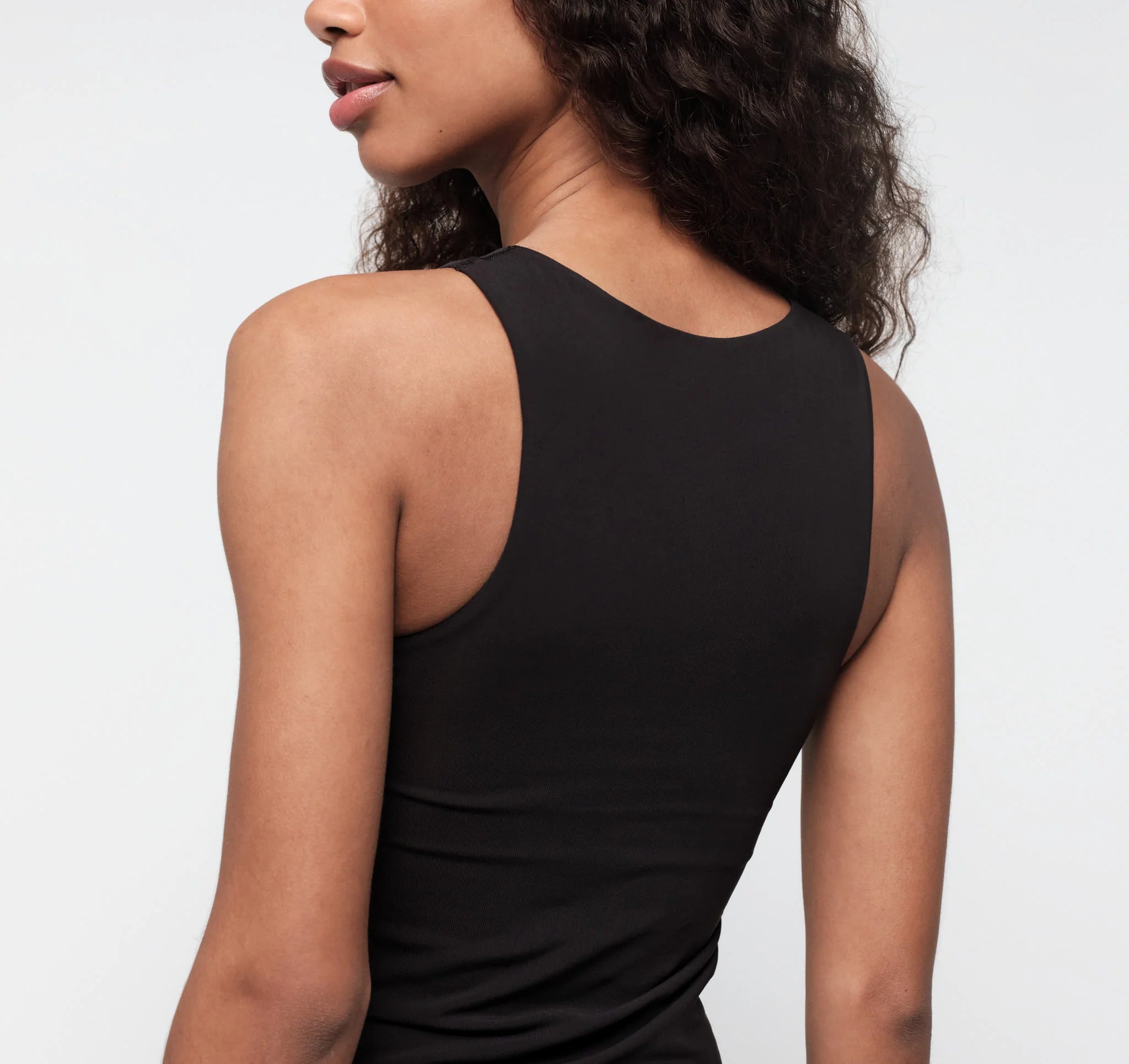 Smooth Tank Top, Black