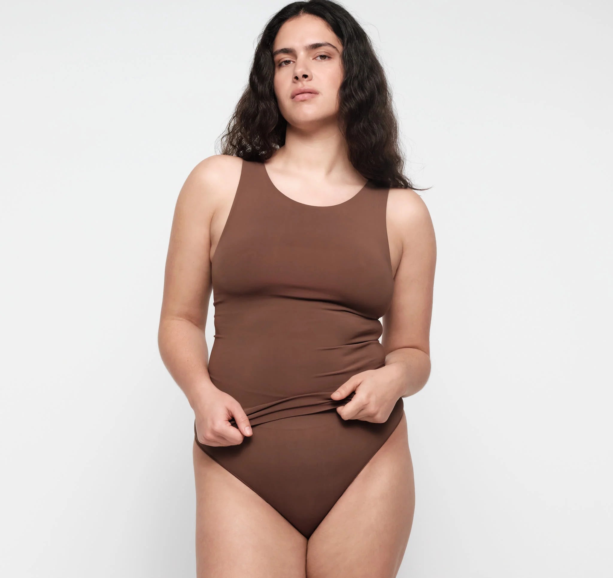 Smooth Tank Top, Walnut