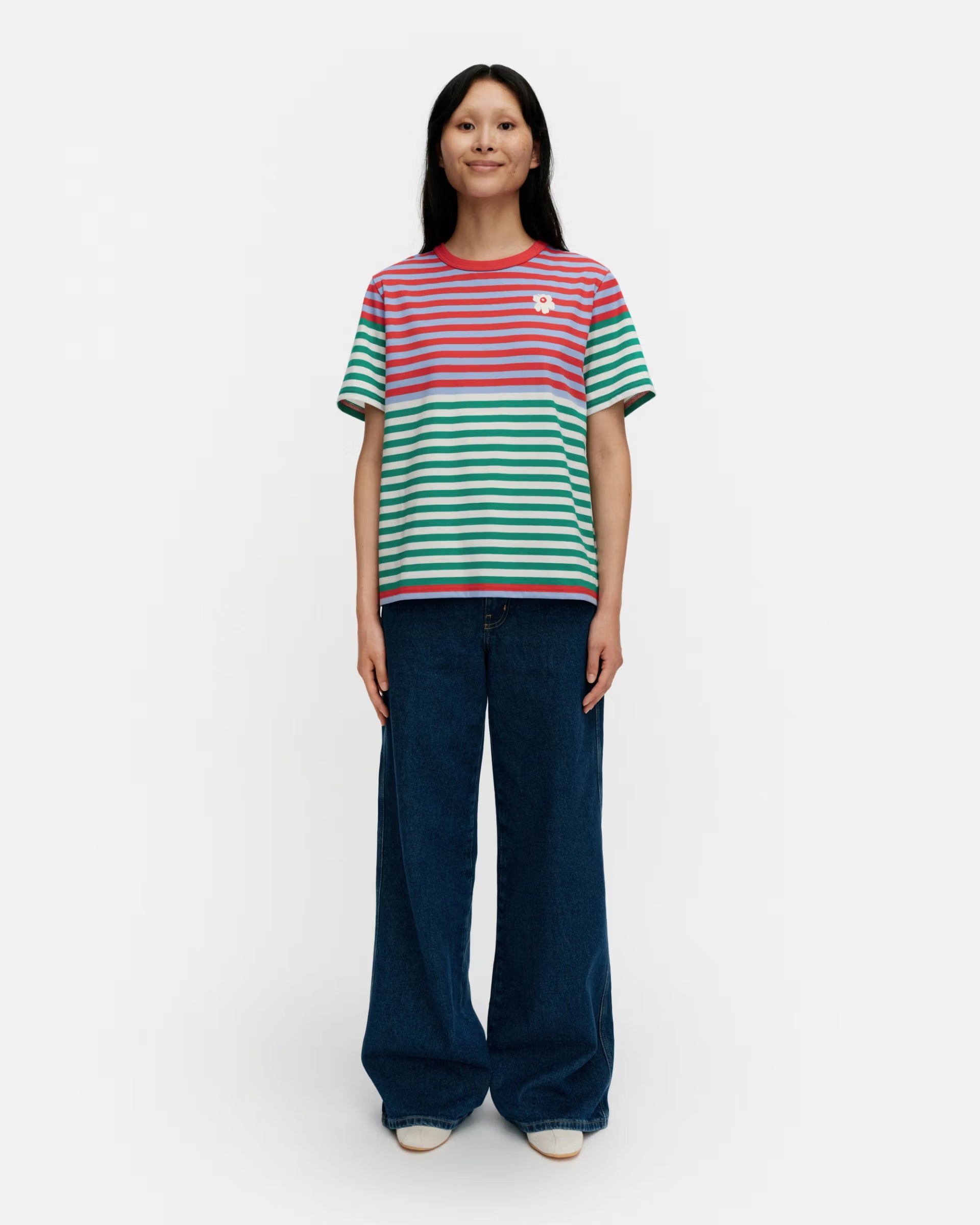 Tasaraita Unikko T-shirt