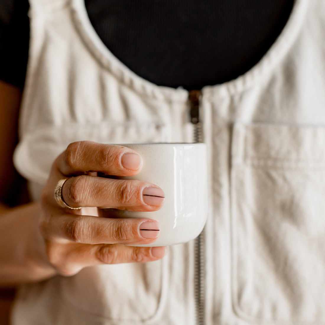 Artisanal espresso coffee cup