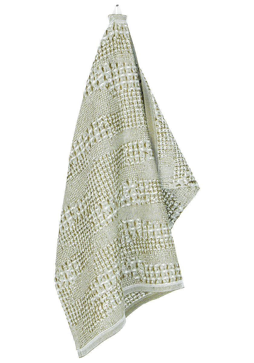 Kuohu Linen Towel, 52x70cm - Olive