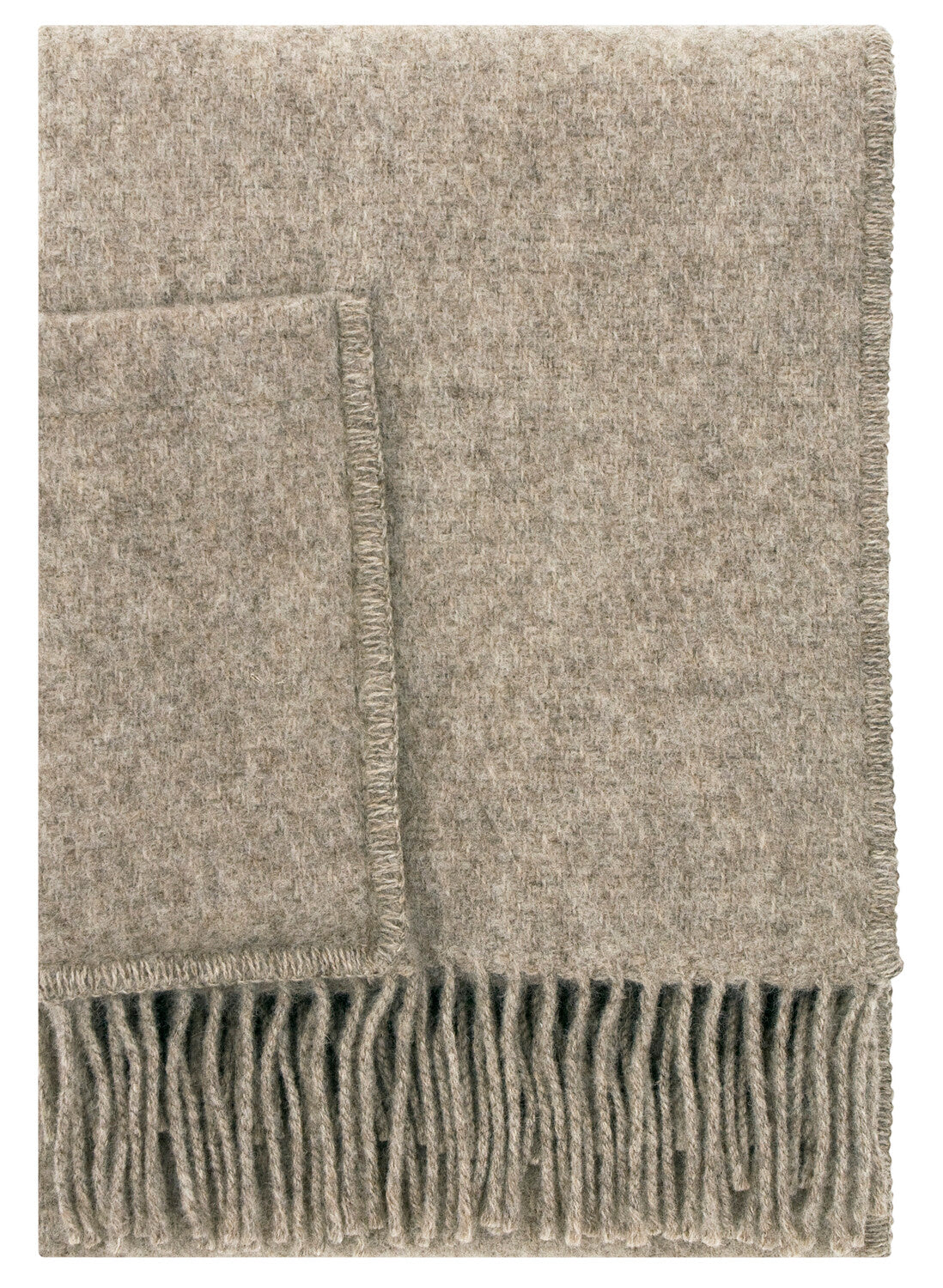 Uni Pocket Scarf, Melange Beige