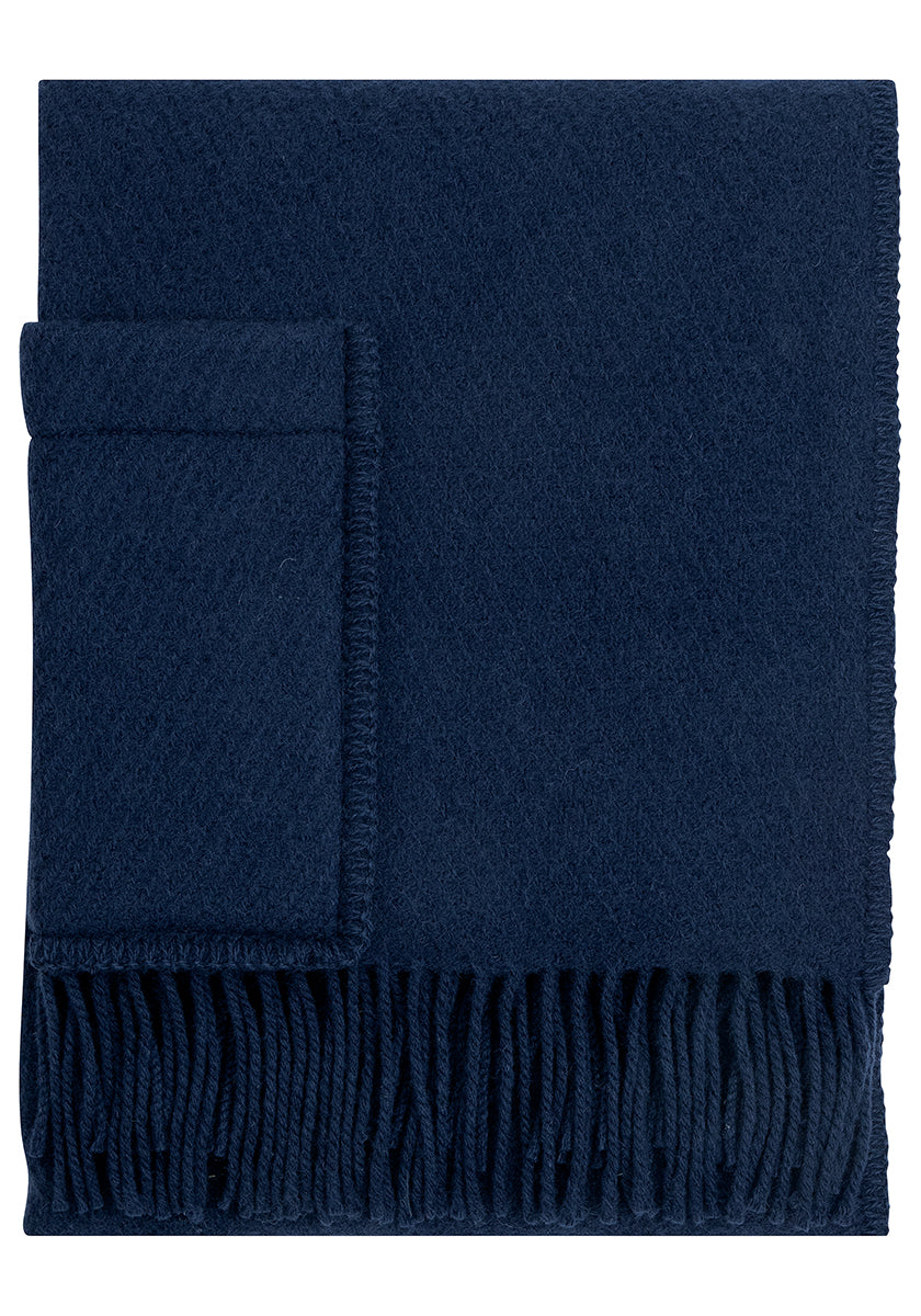 Uni Pocket Scarf, Midnight Blue