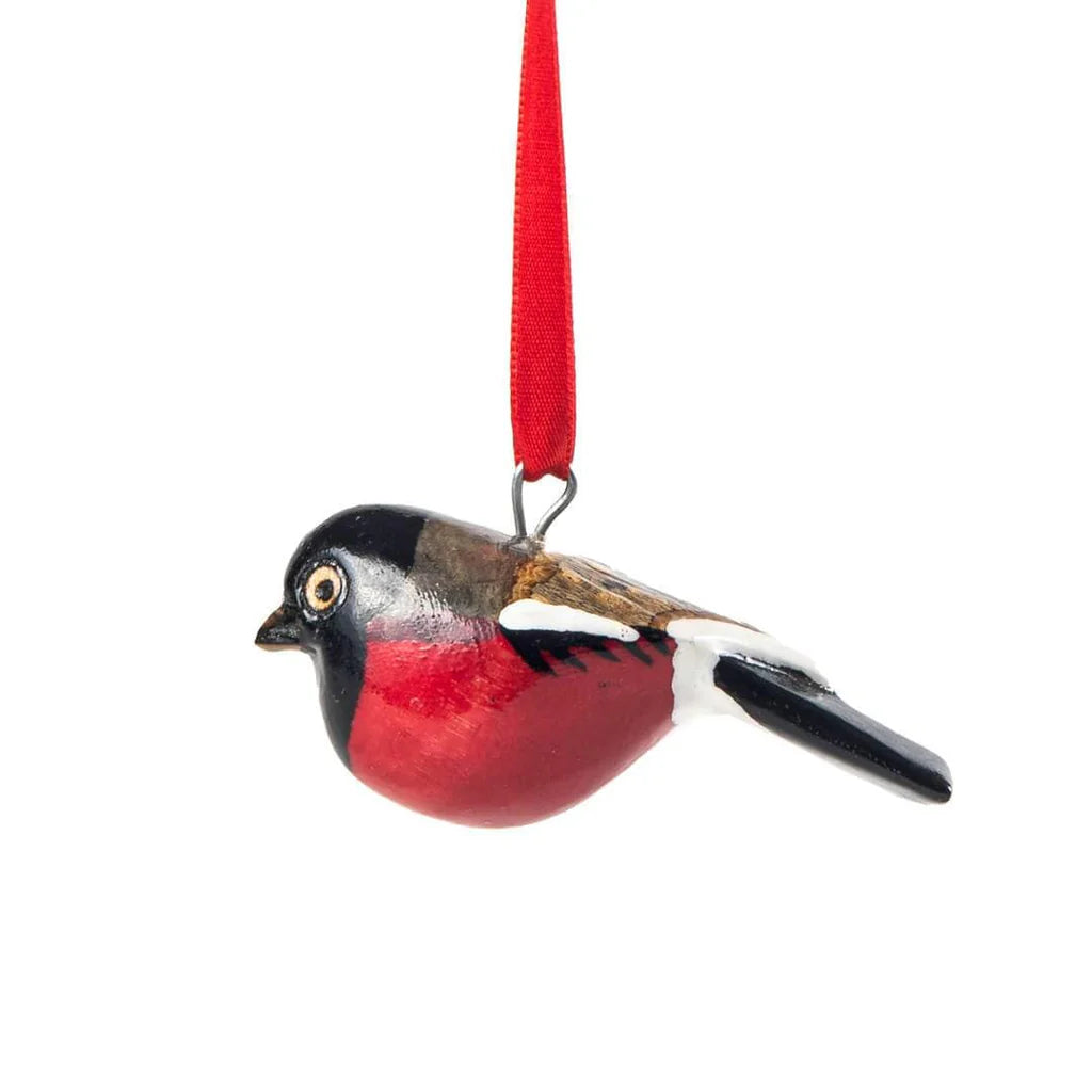 Bullfinch Wooden Ornament