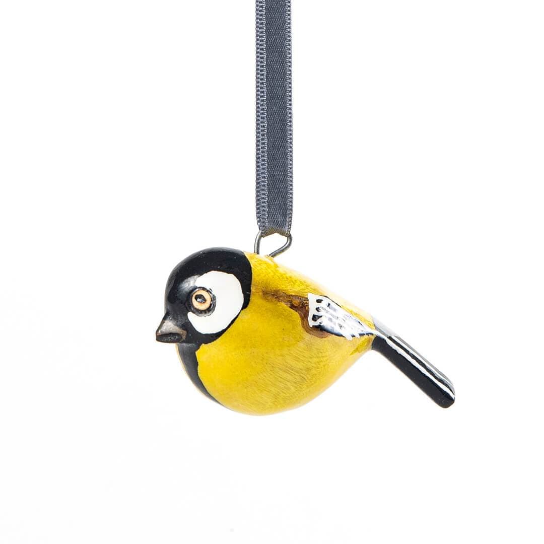 Great Tit Wooden Ornament