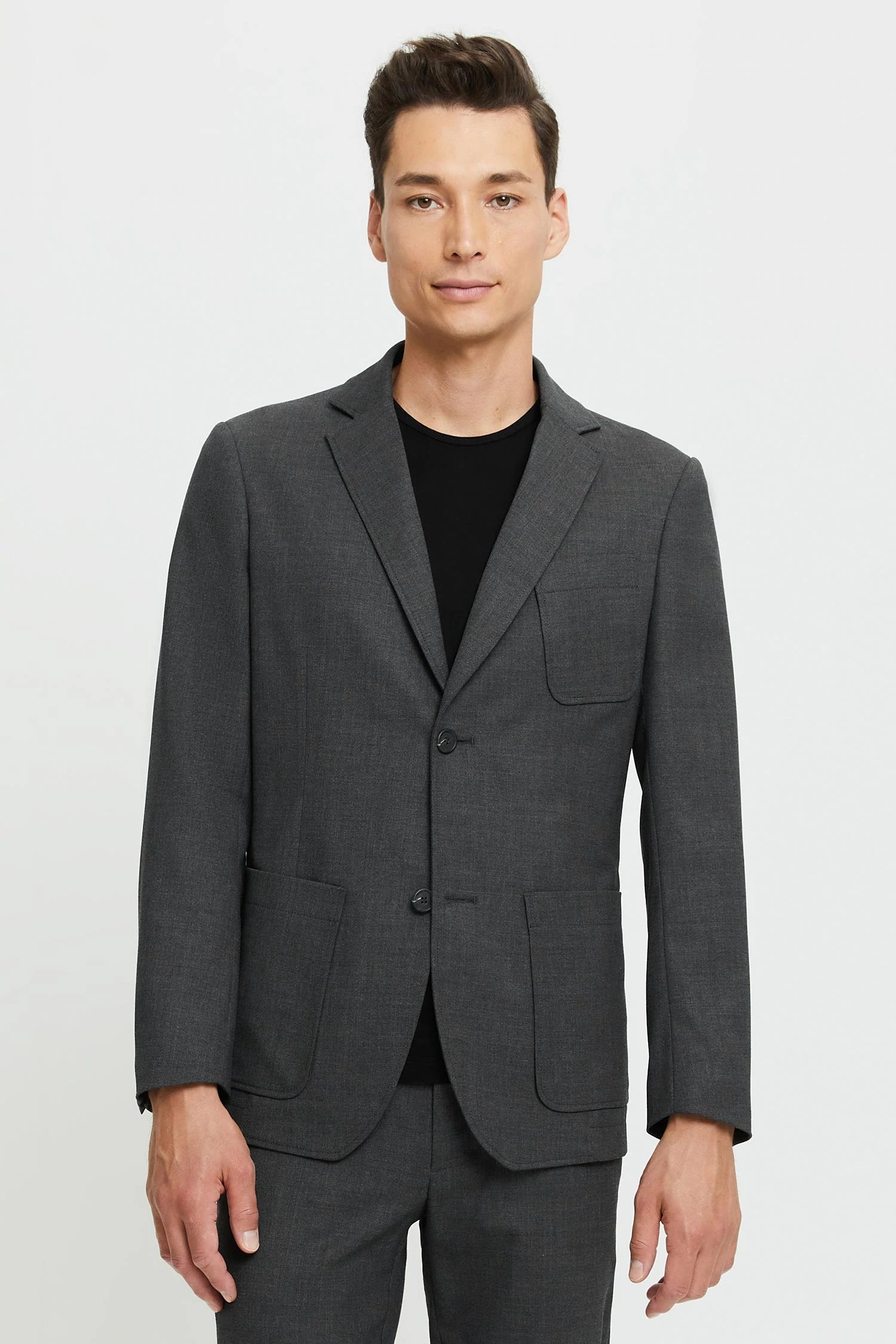 JERE WOOL JACKET, Grey